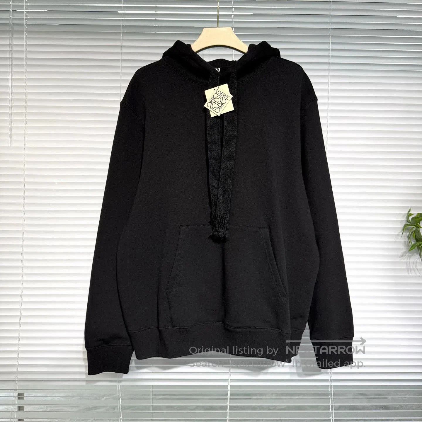 Loewe Loewe Black Hoodie Neon Pink Logo XL. Size US XL / EU 56 / 4 - 2 Thumbnail