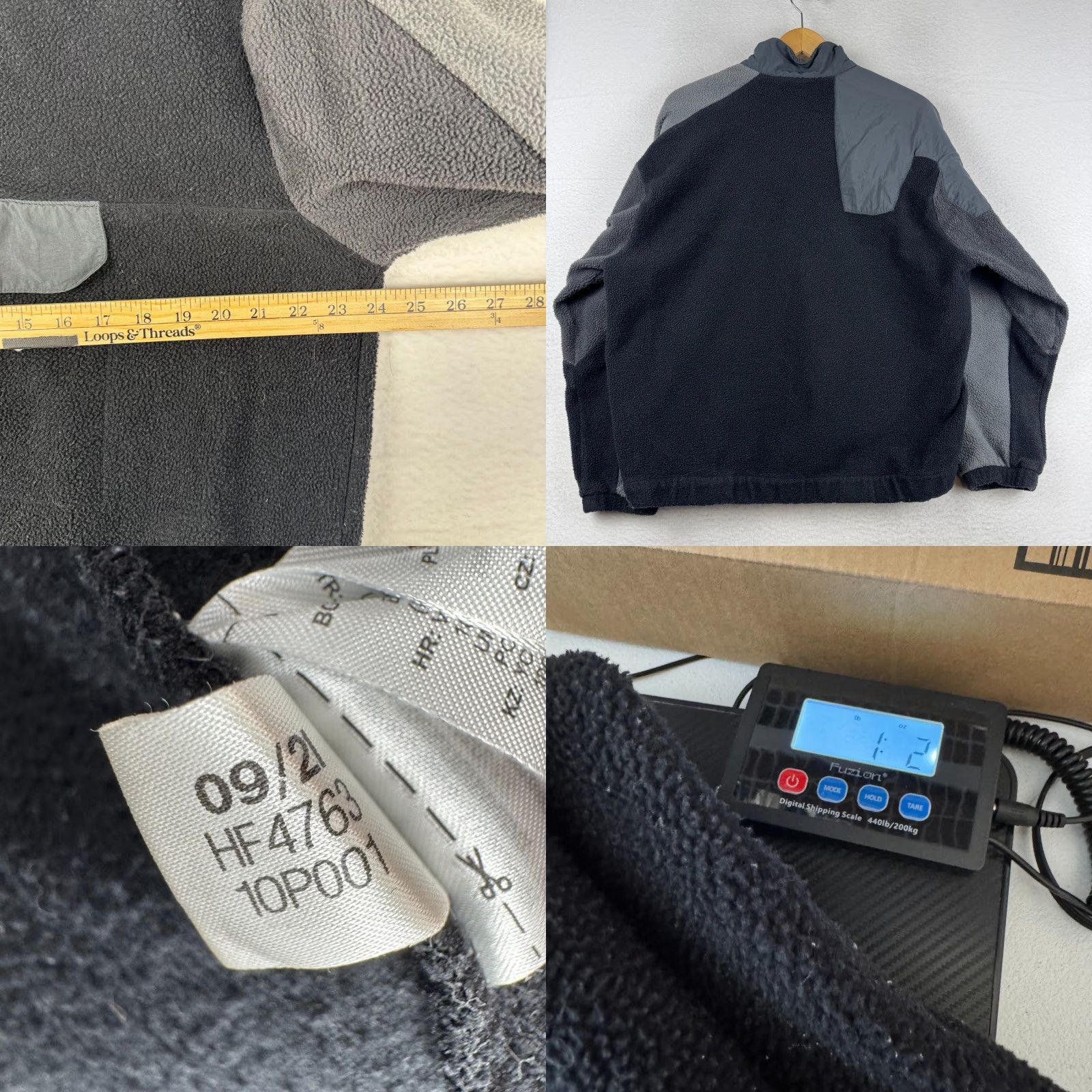 Adidas Adidas Mens Large Track Sweatshirt 1/4 Zip Fleece Black Long Sleeve Sweatshirt Pullover Size US L / EU 52-54 / 3 - 8 Thumbnail