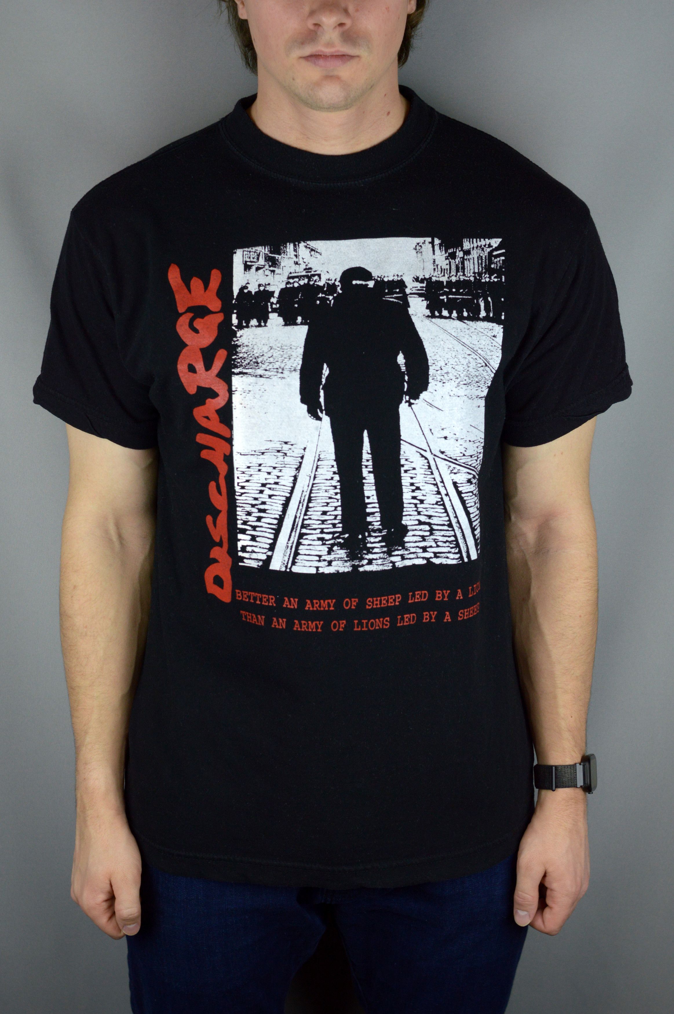 Band Tees × Vintage Vintage Discharge 90s t shirt Size US L / EU 52-54 / 3 - 1 Thumbnail