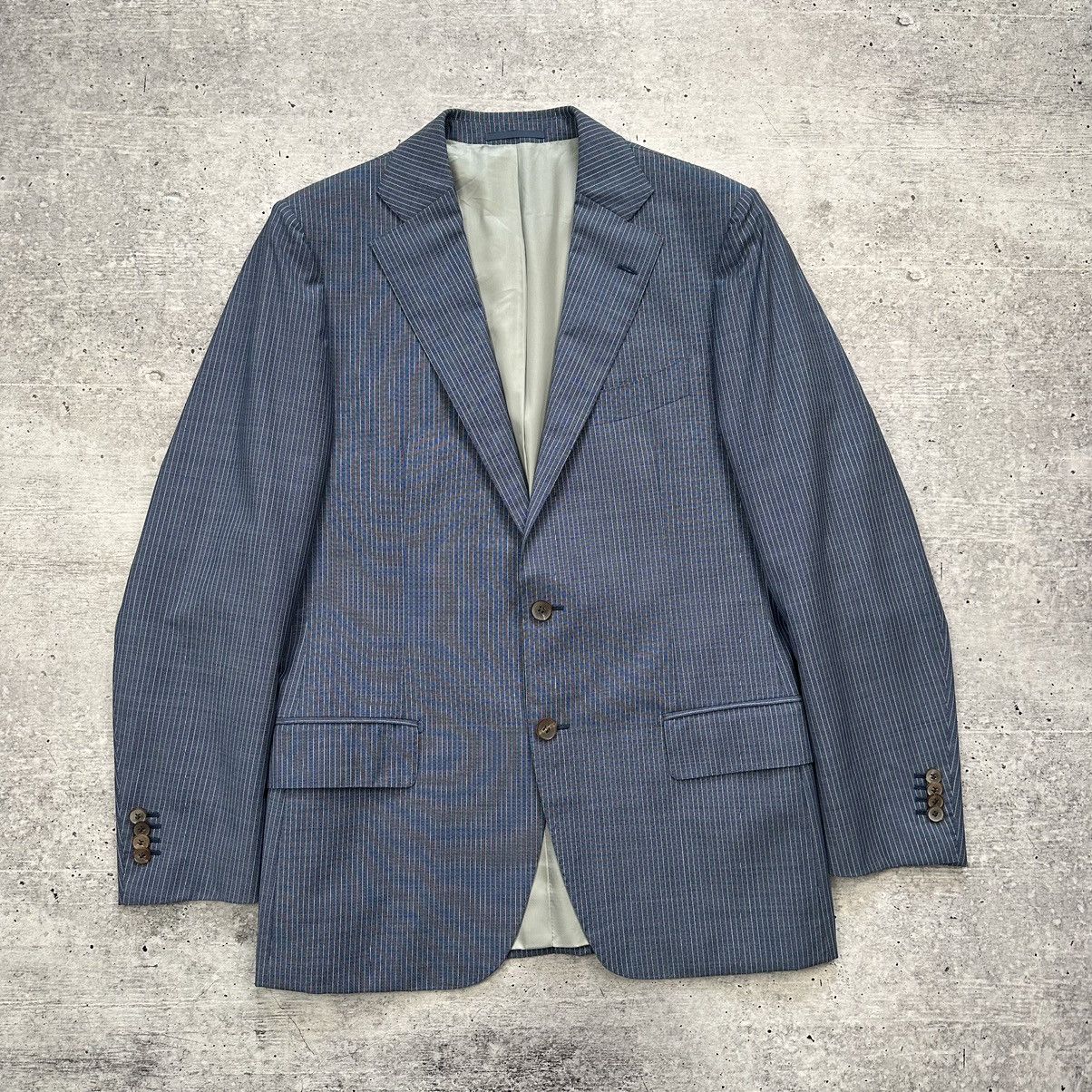 Other SUITSUPPLY Guanello Blazer Stripe Wool Mohair Lined Size 40R - 1 Thumbnail