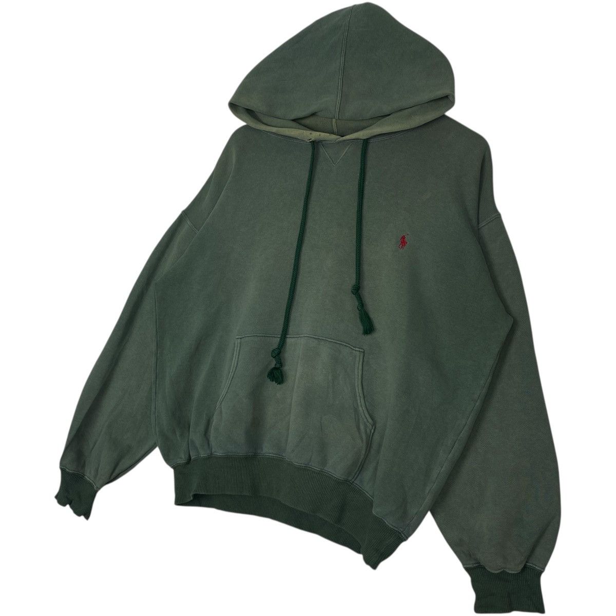 Other Vintage Polo Ralph Lauren Small Pony Full Zip Hoodie Green Size US L / EU 52-54 / 3 - 2 Thumbnail