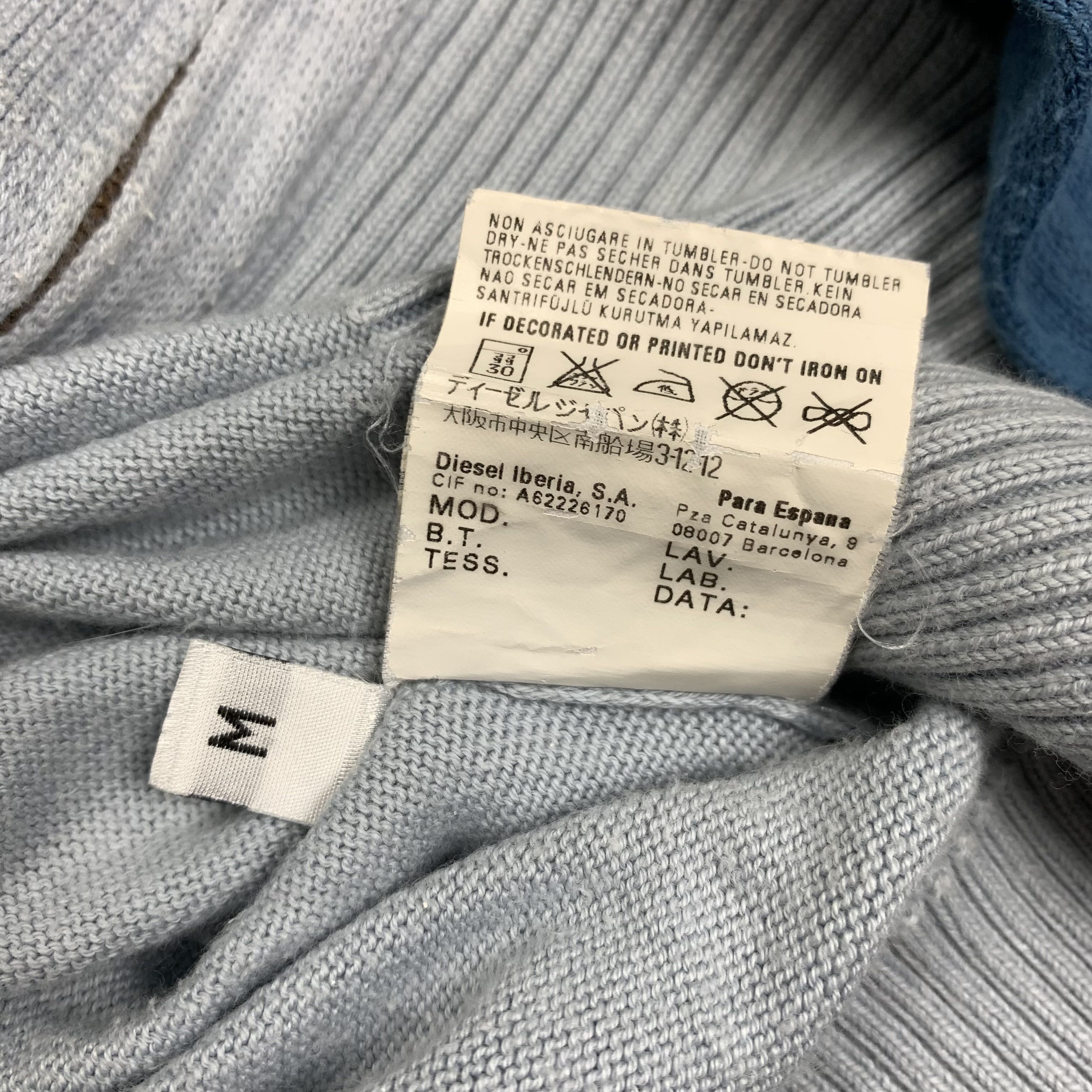 Diesel Diesel Y2K Sweater Knit Zip Up Size US M / EU 48-50 / 2 - 7 Thumbnail