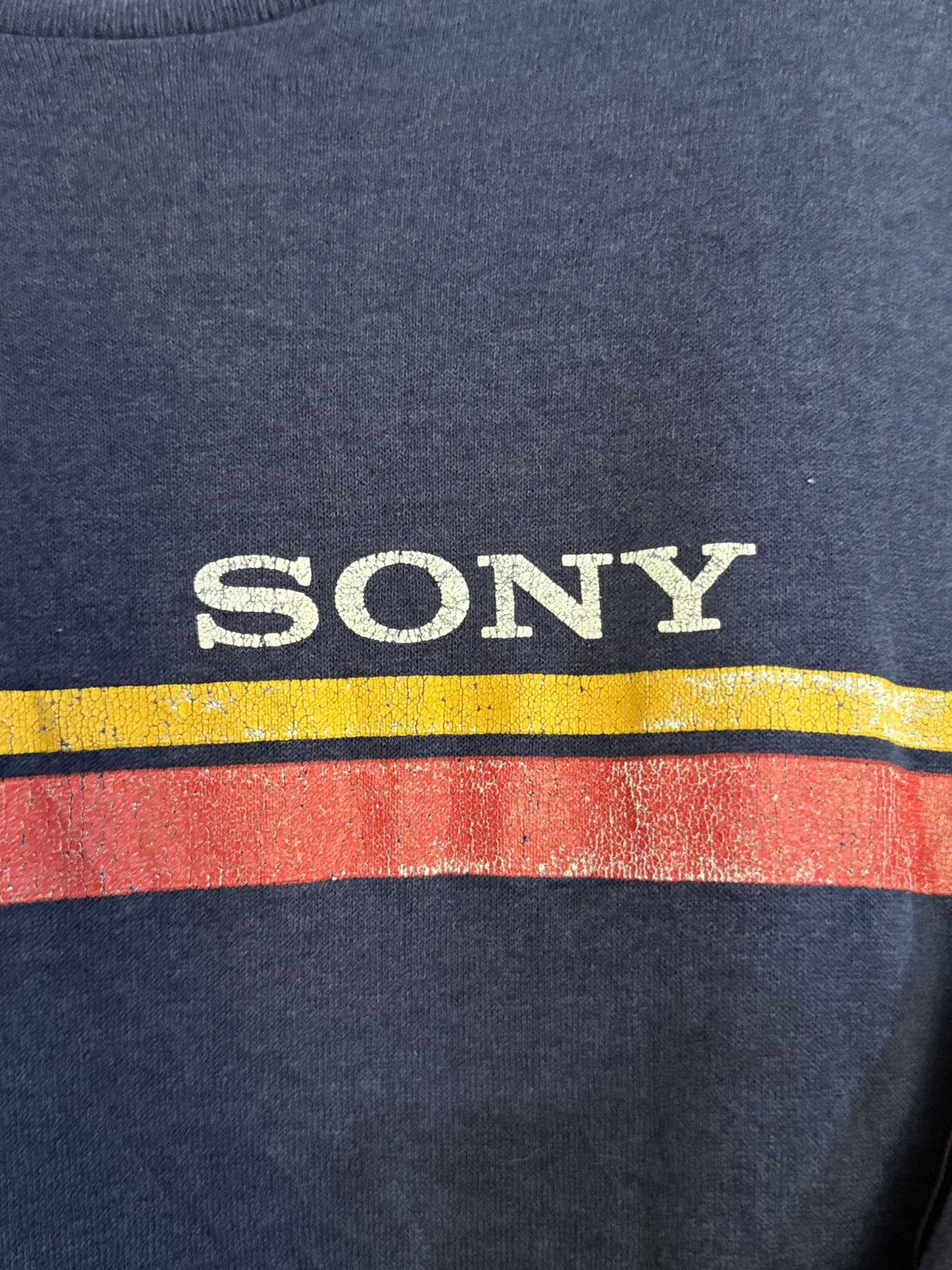 Other Thrashed Vintage 80s Sony The Ond And Only LS Tee Size US M / EU 48-50 / 2 - 7 Thumbnail