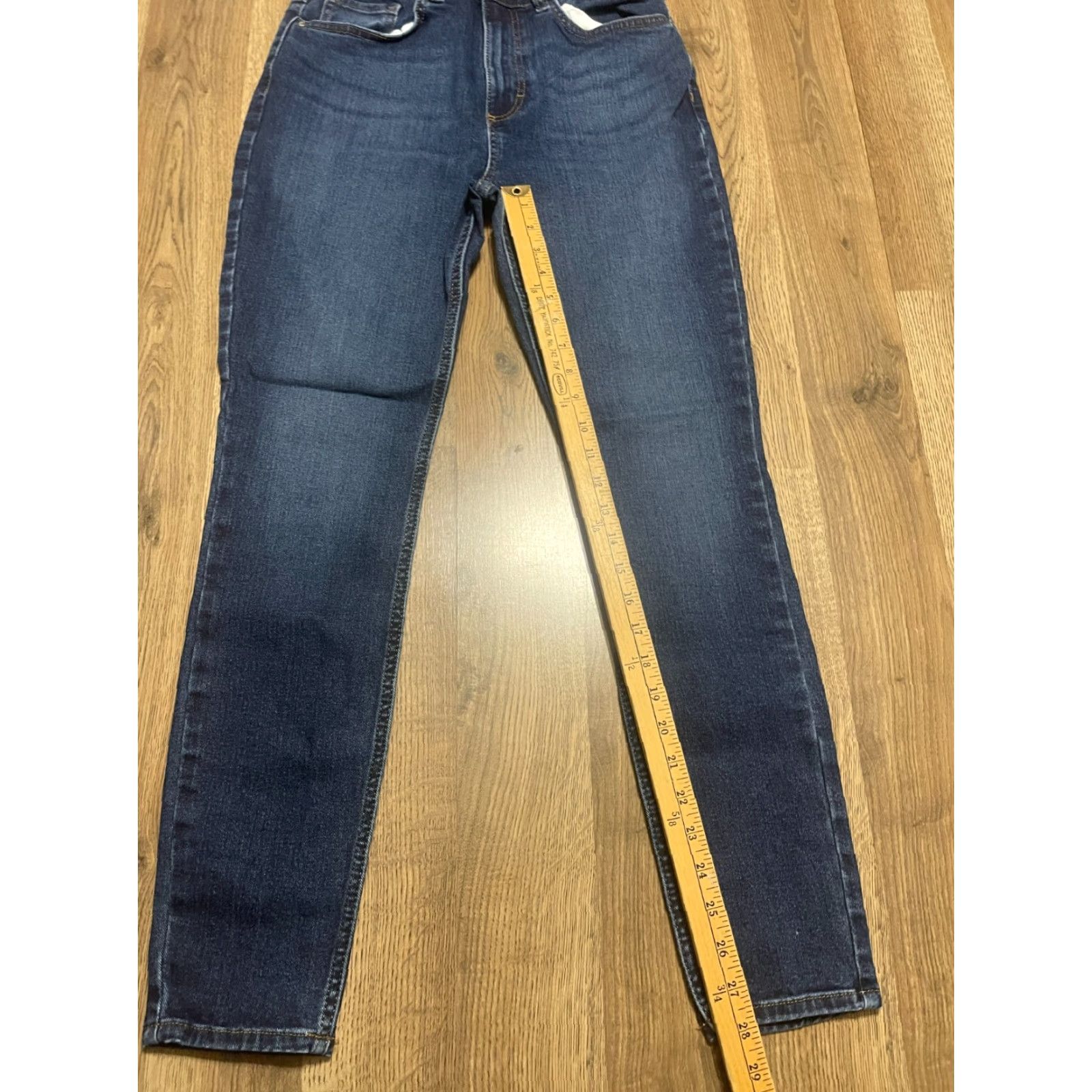 Lee Lee Jeans Women's 8M Blue Denim Heritage Slim Fit Skinny High Rise Women's Size 30" / US 8 / IT 44 - 5 Thumbnail