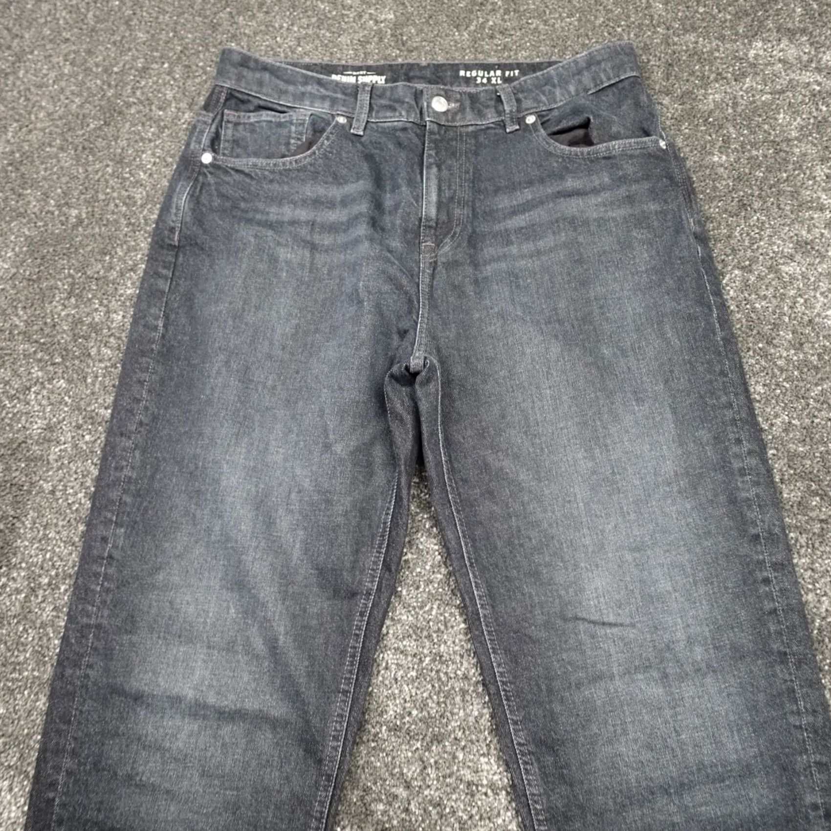 NEXT Next Jeans Men's Regular Straight Stonewashed Blue Size W34 L34 Size US 34 / EU 50 - 2 Thumbnail