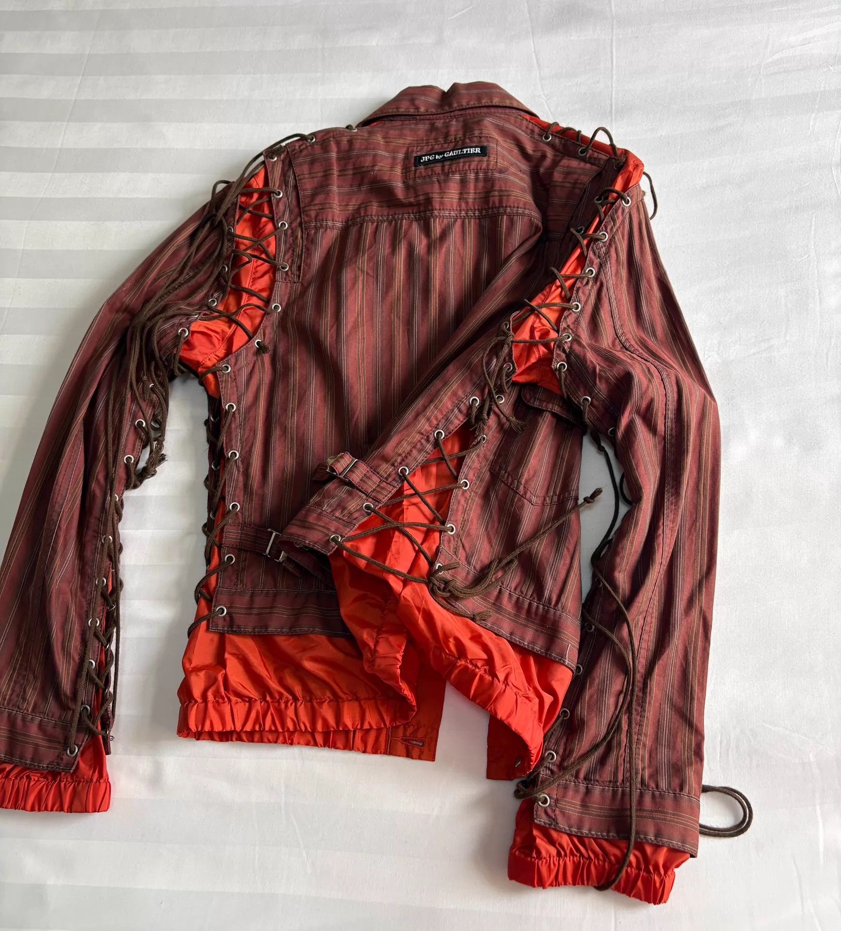 Jean Paul Gaultier Jean Paul Gaultier Vintage Archive Belted Lacing Jacket 48 Size US M / EU 48-50 / 2 - 9 Thumbnail