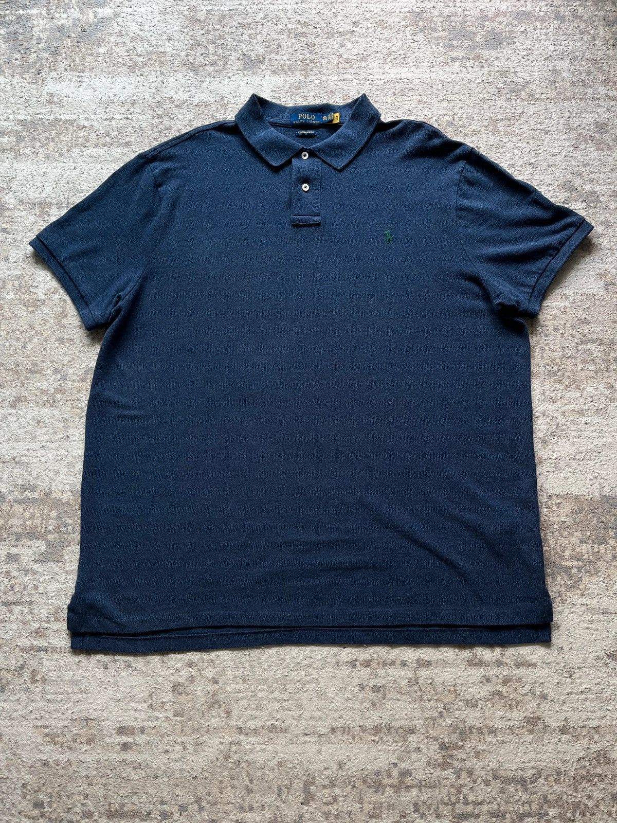 Ralph Lauren Polo Ralph Lauren Small Pony XXL Navy Polo Shirt Size US XXL / EU 58 / 5 - 1 Thumbnail