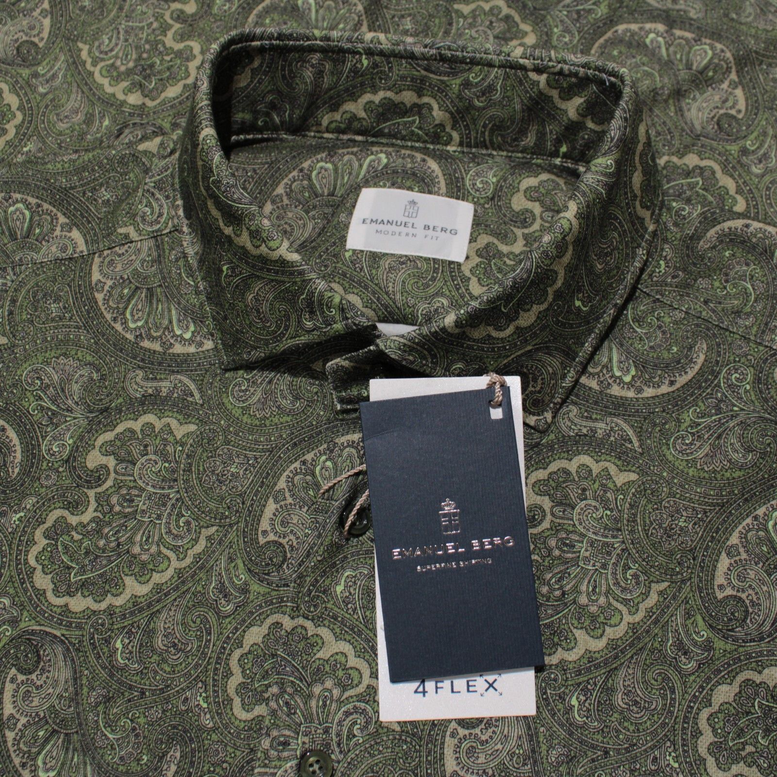 Other Emanuel Berg New with tags Shirt Size XL US In Green Size US XL / EU 56 / 4 - 1 Thumbnail