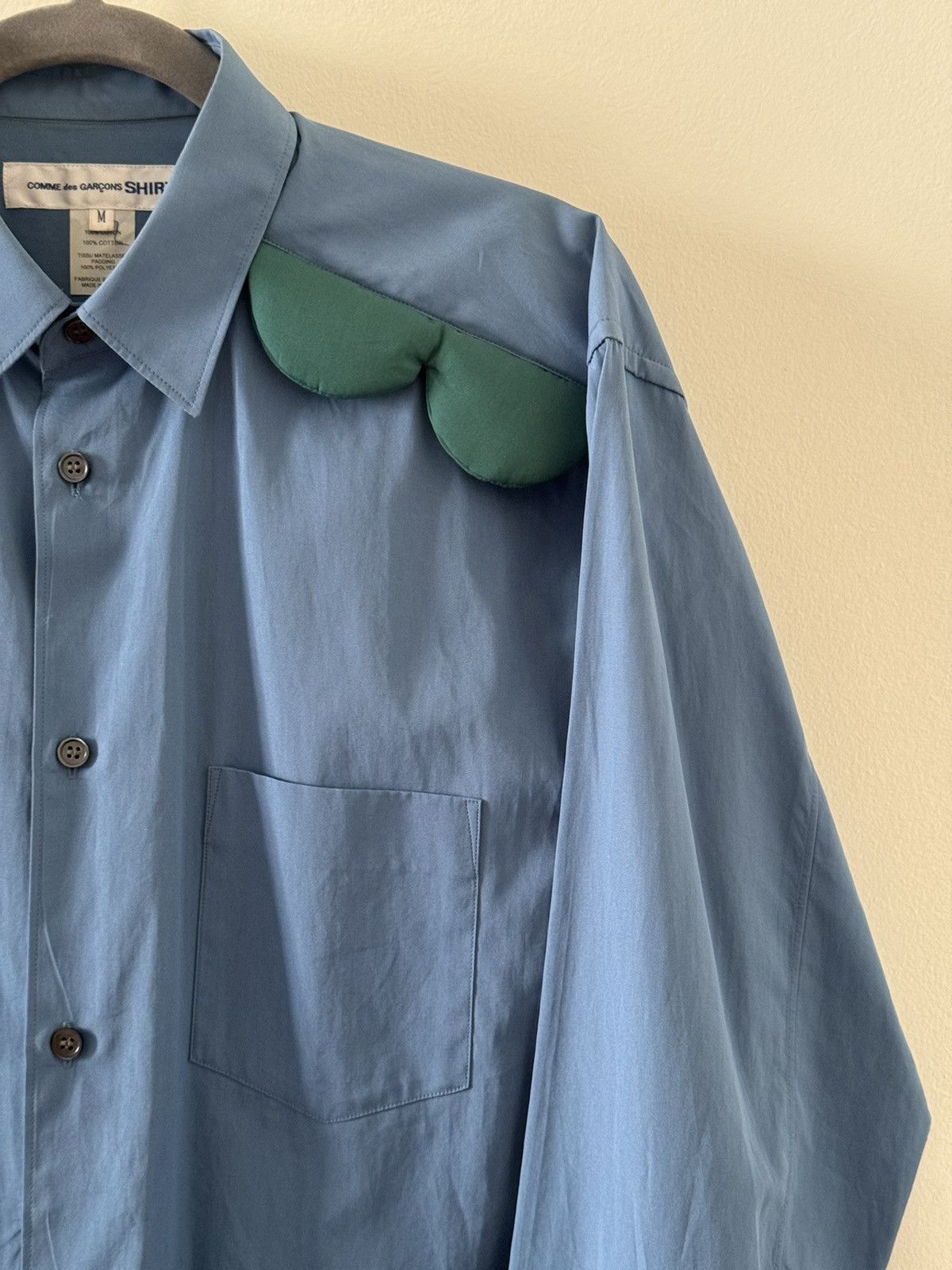 Comme des Garcons SHIRT COMME DES GARÇONS SHIRT blue padded SHIRT Size US L / EU 52-54 / 3 - 1 Thumbnail