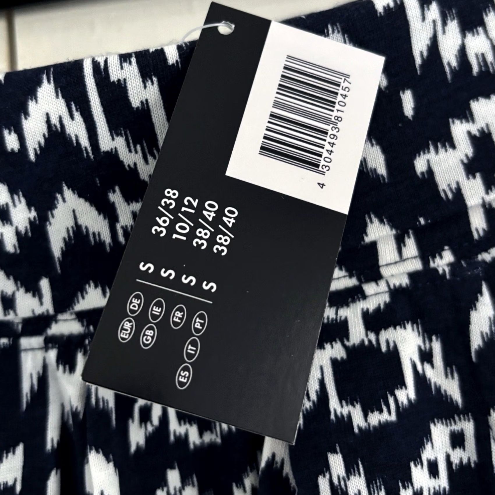 HARE ESMARA Pants Womens Small UK 10/12 Harem Trousers Size Navy White New With Tags BNWT Size 32" / US 10 / IT 46 - 4 Thumbnail