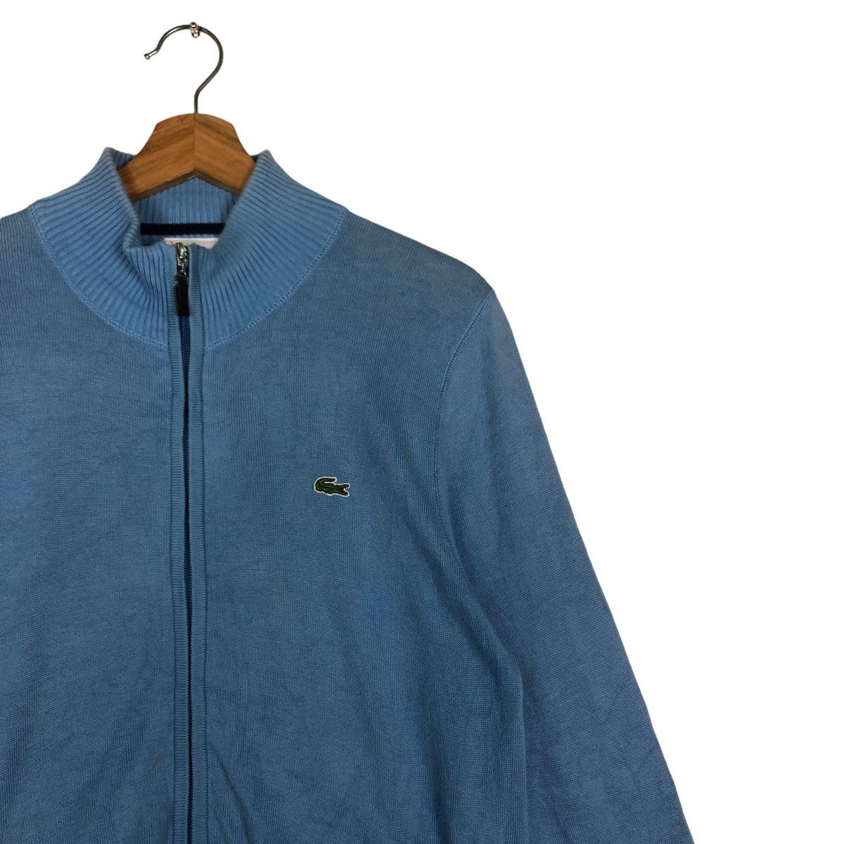 Japanese Brand 🔥90’s Streetwear Zipper Jacket Lacoste Japan Made Size US M / EU 48-50 / 2 - 5 Thumbnail