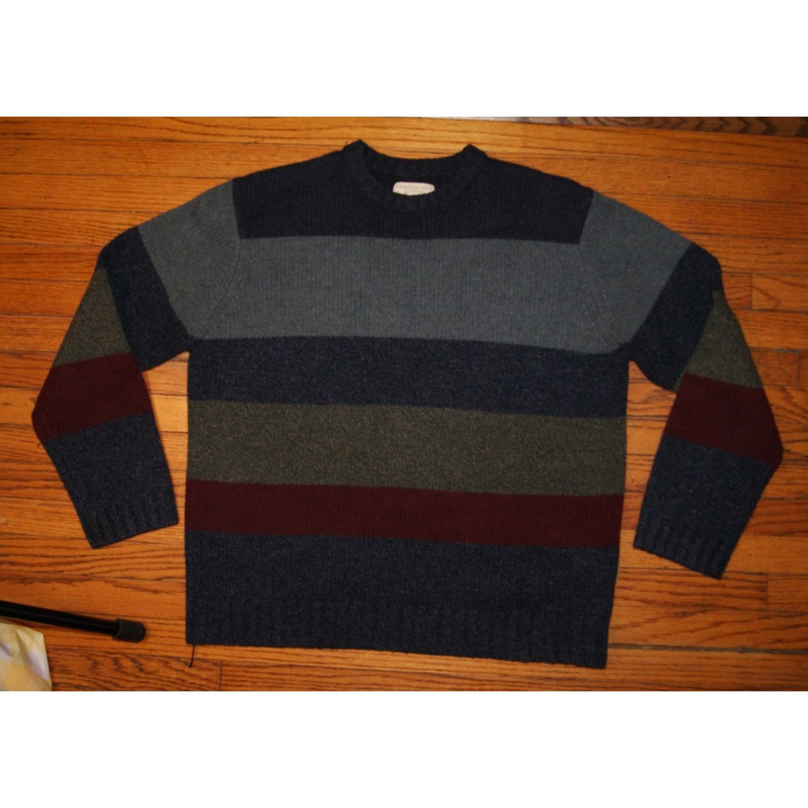 American Eagle Outfitters VTG American Eagle Sweater Men L Lambs Wool Baggy Y2K 2000s Size US L / EU 52-54 / 3 - 1 Thumbnail