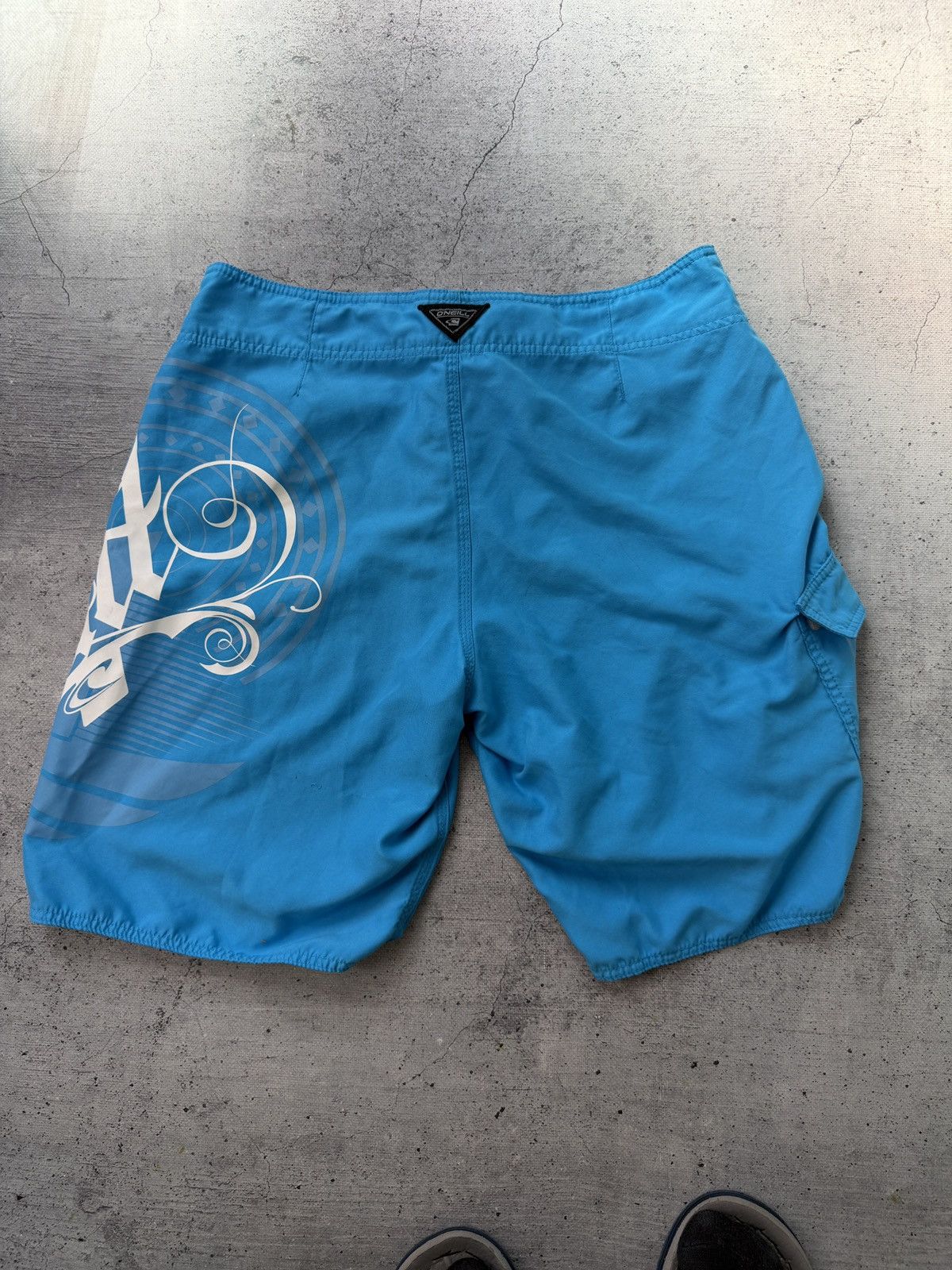 O'Neill Vintage 90’s Oneill Surfwear Swim Shorts Cargo Shorts Size US 33 - 5 Thumbnail