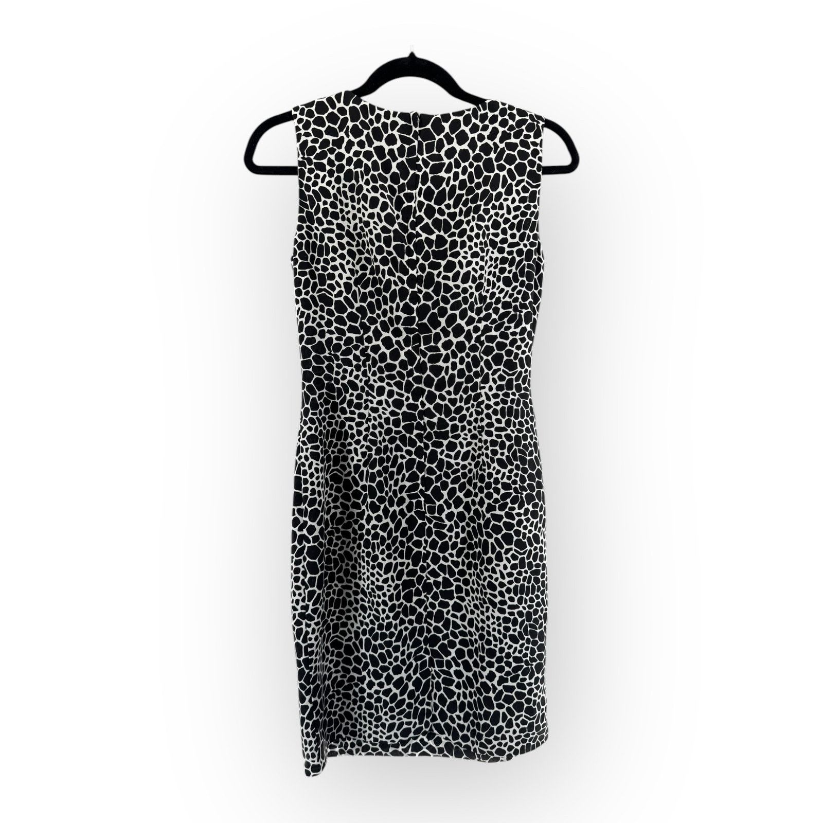 MAGGY LONDON Maggy London 70s Vintage Black Wrap Midi Dress Sz 4 Abstract Size S / US 4 / IT 40 - 3 Thumbnail