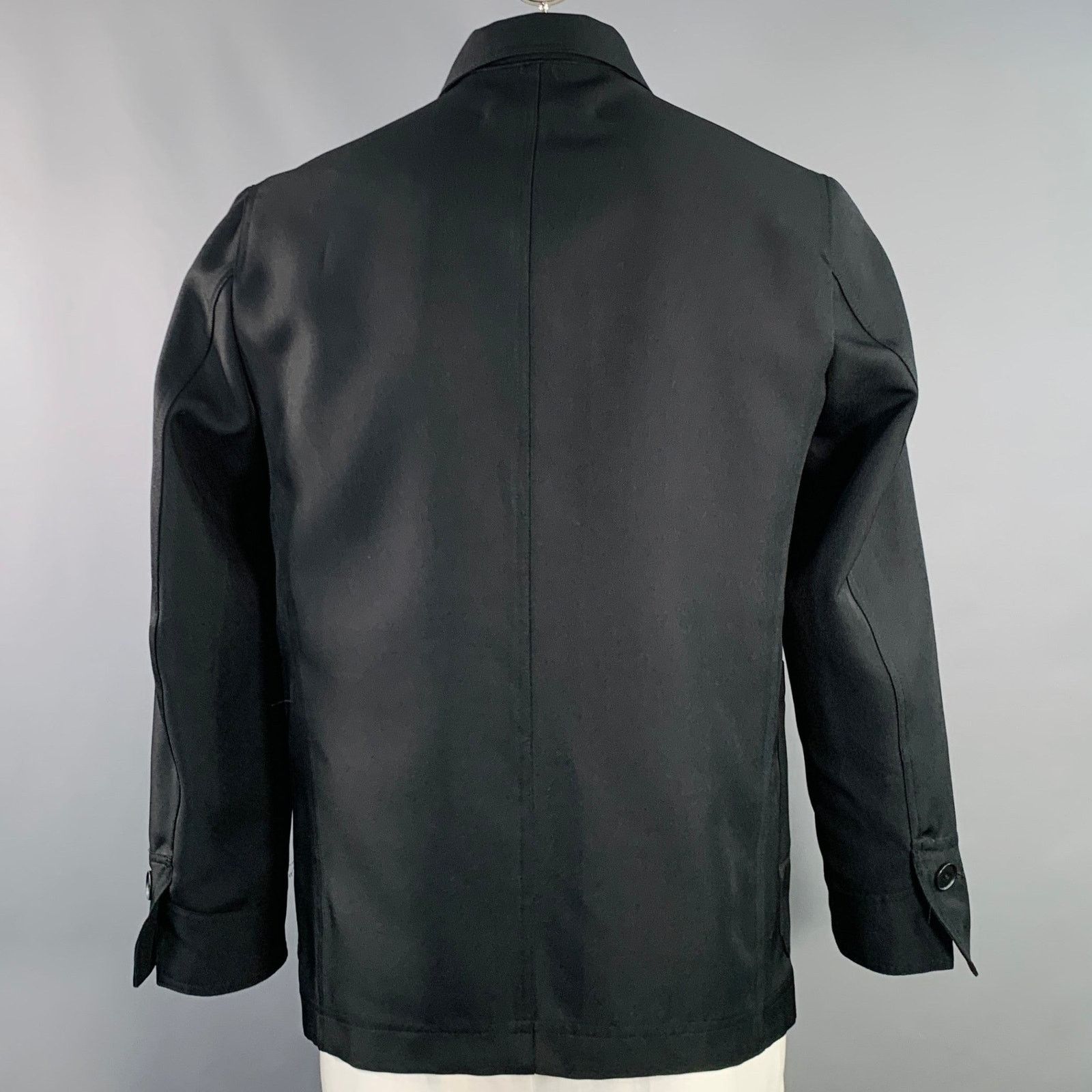 Diet Butcher Slim Skin DIET BUTCHER Size L Black Twill Polyester Utility Jacket Size US L / EU 52-54 / 3 - 5 Thumbnail