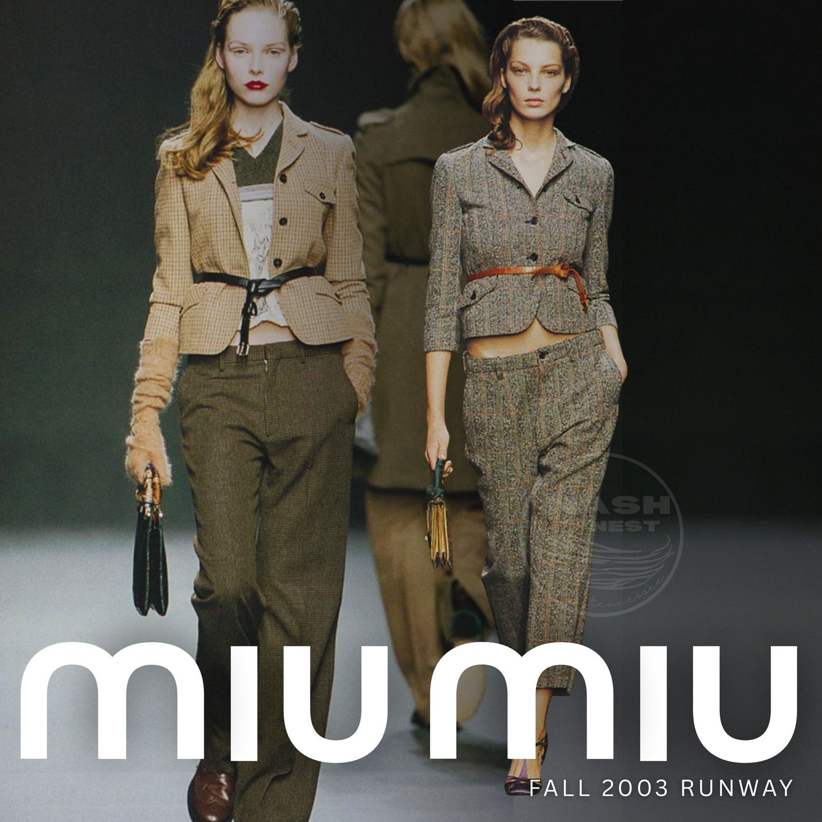 Miu Miu Rare Miu Miu 2003 Runway Blazer | Equestrian Cashmere, IT 40 Size S / US 4 / IT 40 - 1 Thumbnail