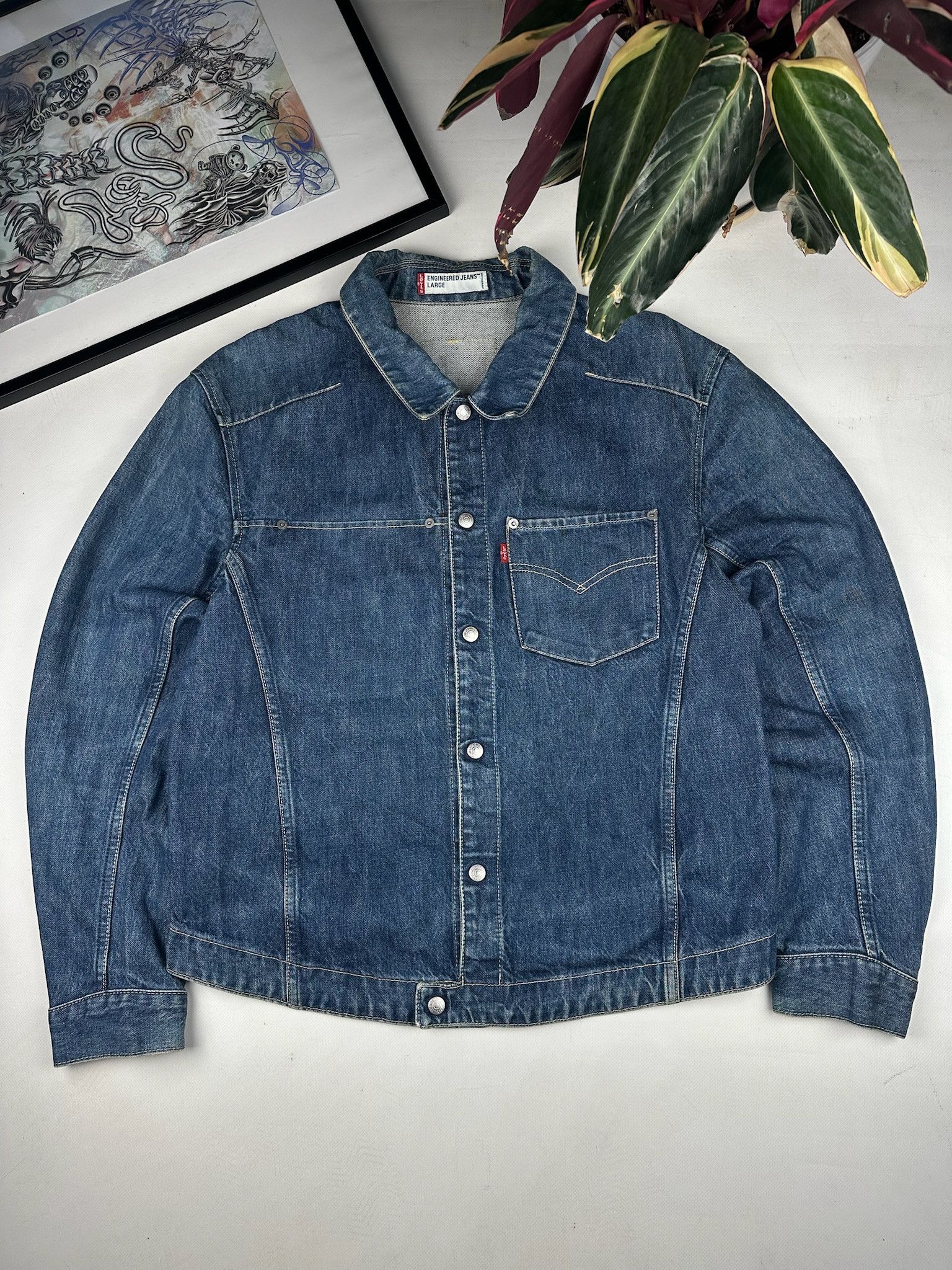 Levi's Vintage Clothing Vintage Levi's Engineered Jeans Denim Size US L / EU 52-54 / 3 - 1 Thumbnail