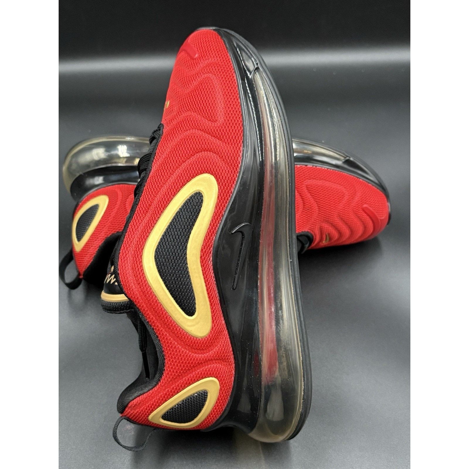 Nike Nike Air Max 720 Red Gold Black Shoes CU4871-600 Wmns Sz8 Size US 8 / IT 38 - 1 Thumbnail