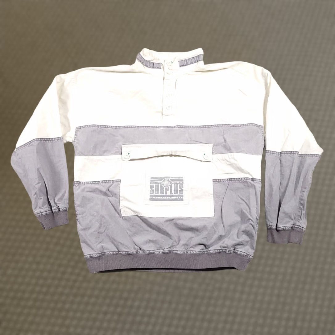 Vintage VINTAGE Pacific Coast Highway Pullover Jacket Mens M Gray 90s Streetwear PCH Embroidered Back Logo Size US M / EU 48-50 / 2 - 1 Thumbnail