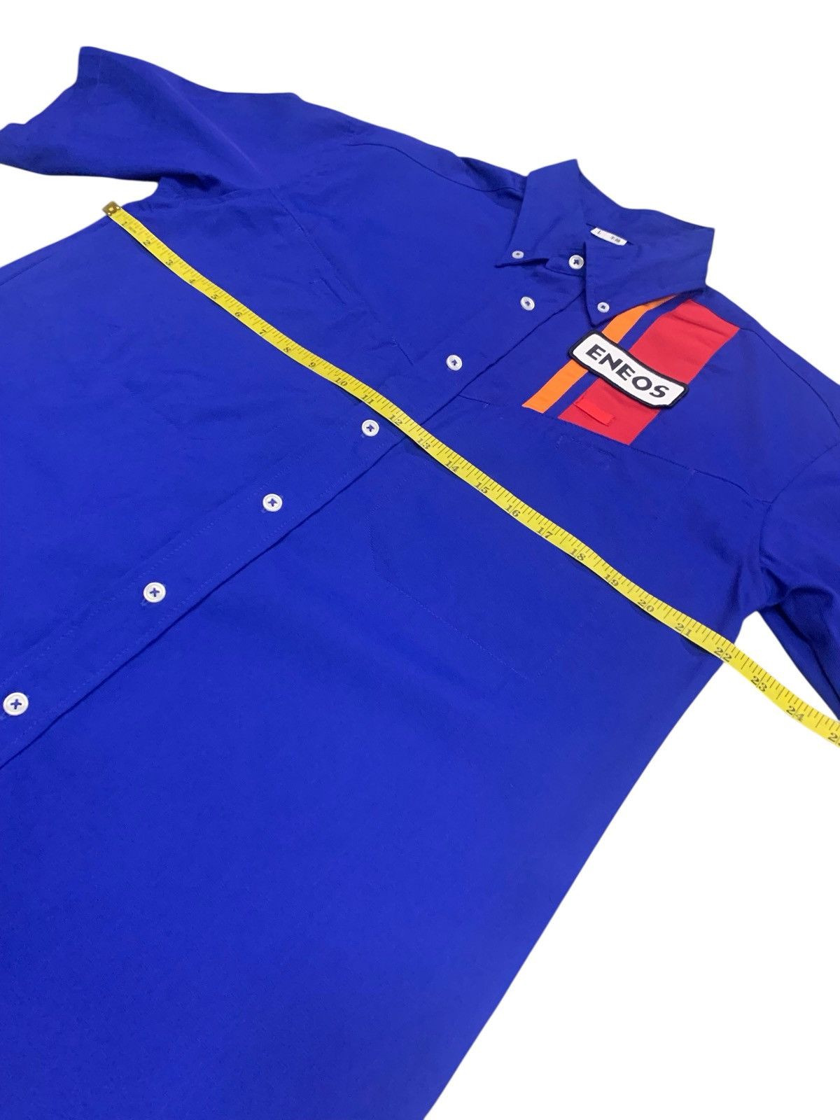 Vintage Vintage Y2K Eneos Small Logo Worker Button Ups Shirt Size US L / EU 52-54 / 3 - 6 Thumbnail