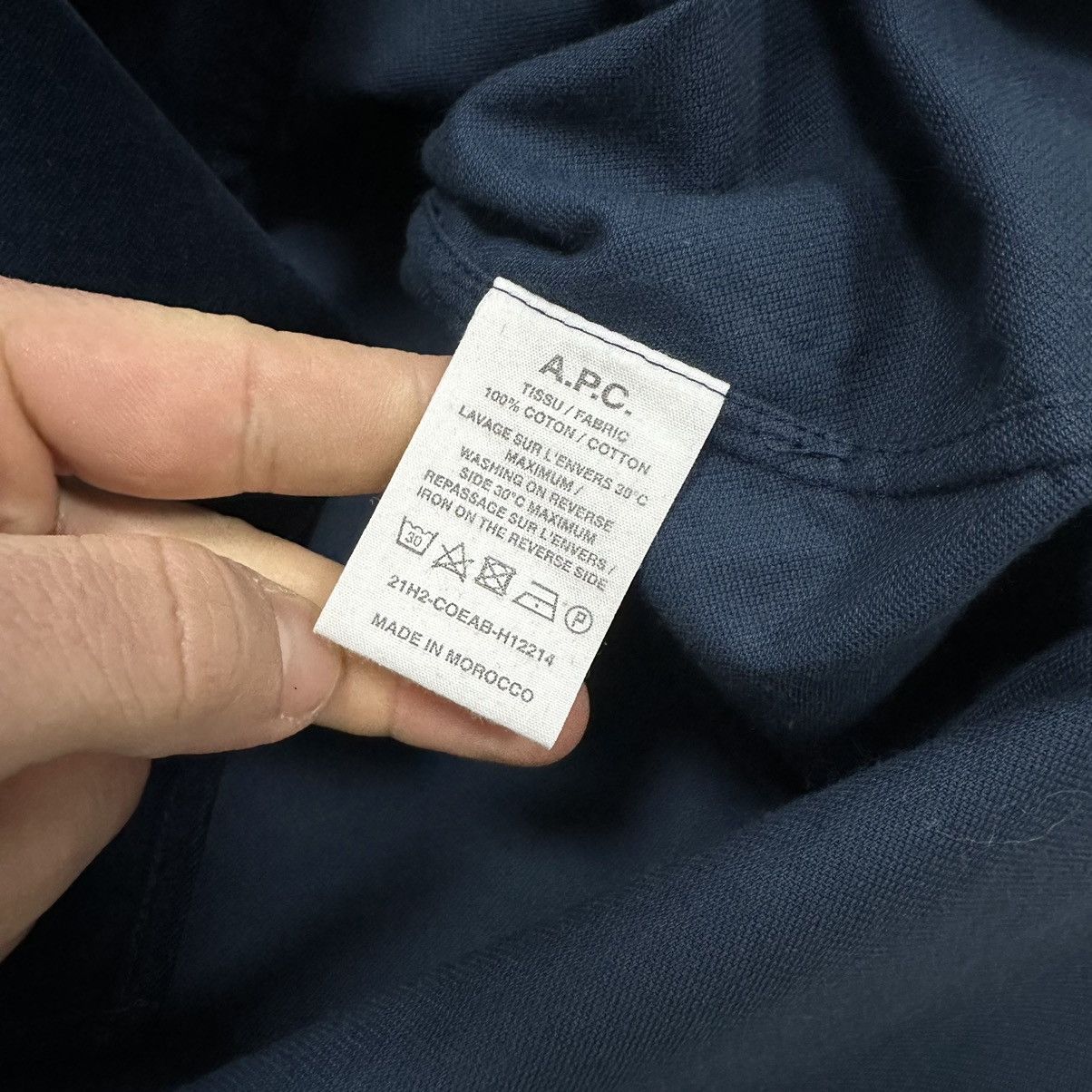 A.P.C. A.P.C. Classic Velour 1 Pocket Shirt Size US M / EU 48-50 / 2 - 9 Thumbnail