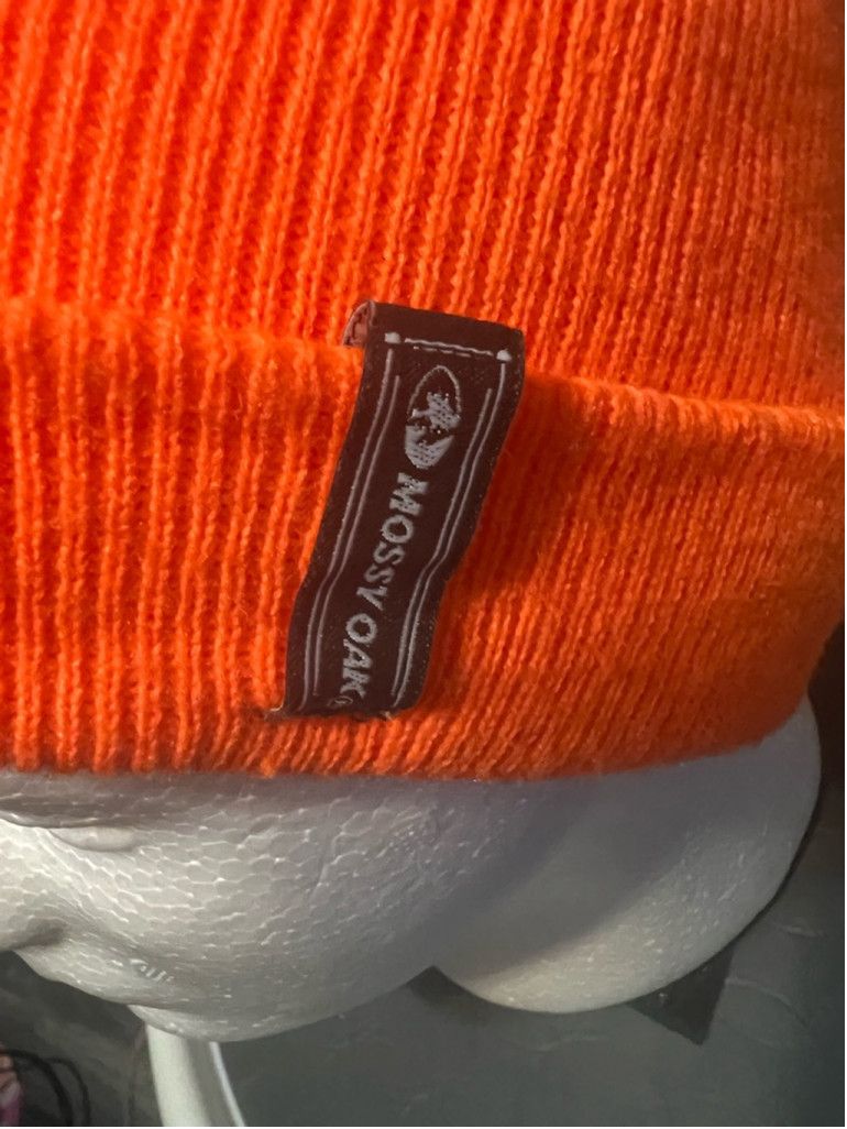 Mossy Oaks Unisex Mossy Oak Beanie One Size Orange Size ONE SIZE - 3 Thumbnail