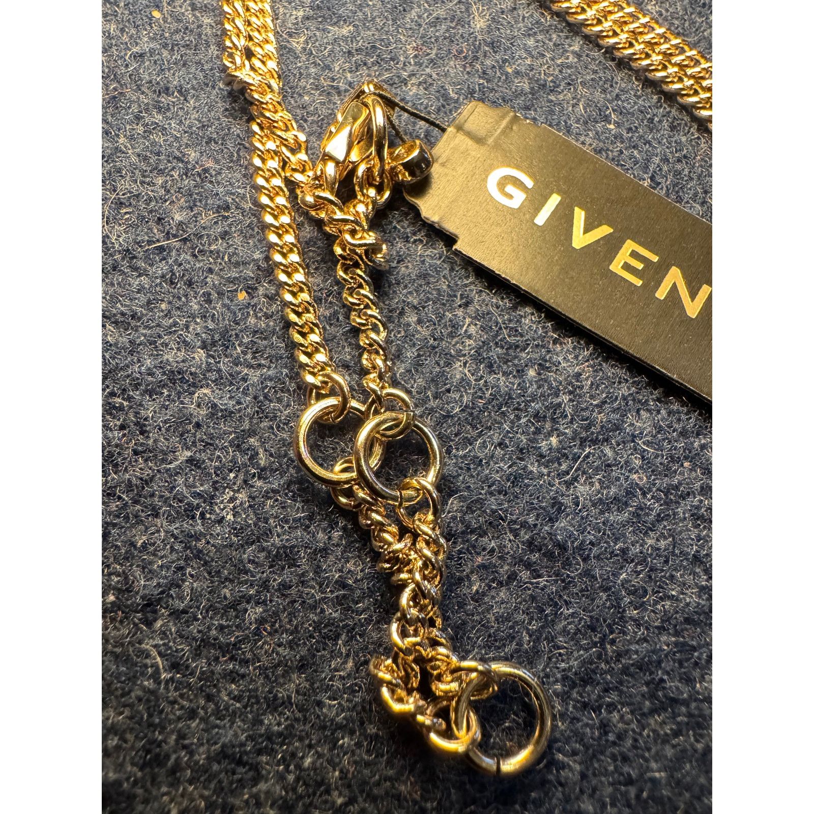 Givenchy Givenchy 18in Gold Tone Crystal Drop Necklace New Size ONE SIZE - 3 Thumbnail
