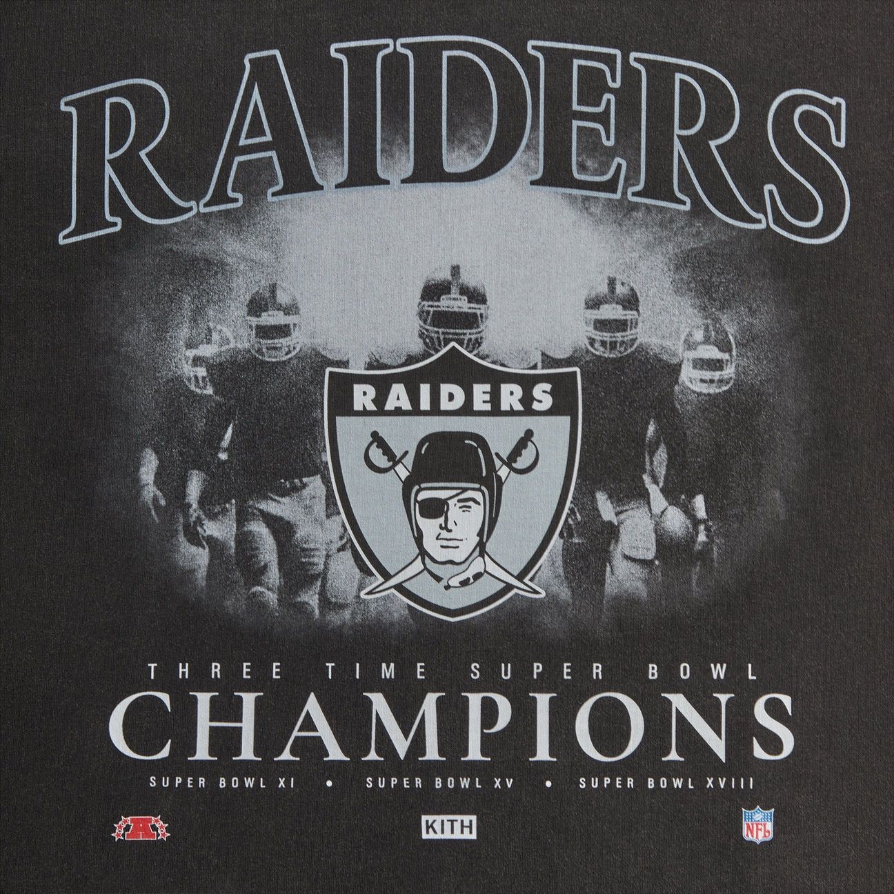 Kith × NFL Kith & '47 for the NFL: Las Vegas Raiders Vintage Tee XL Size US XL / EU 56 / 4 - 3 Thumbnail