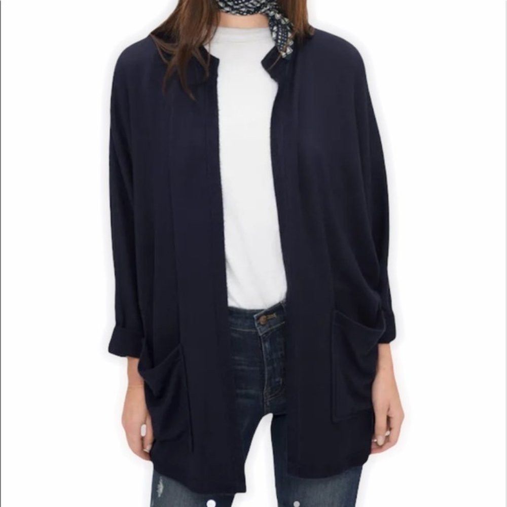 Splendid NWT New $168 SPLENDID Dolman Sleeve Cardigan Navy Size XS Size XS / US 0-2 / IT 36-38 - 1 Thumbnail