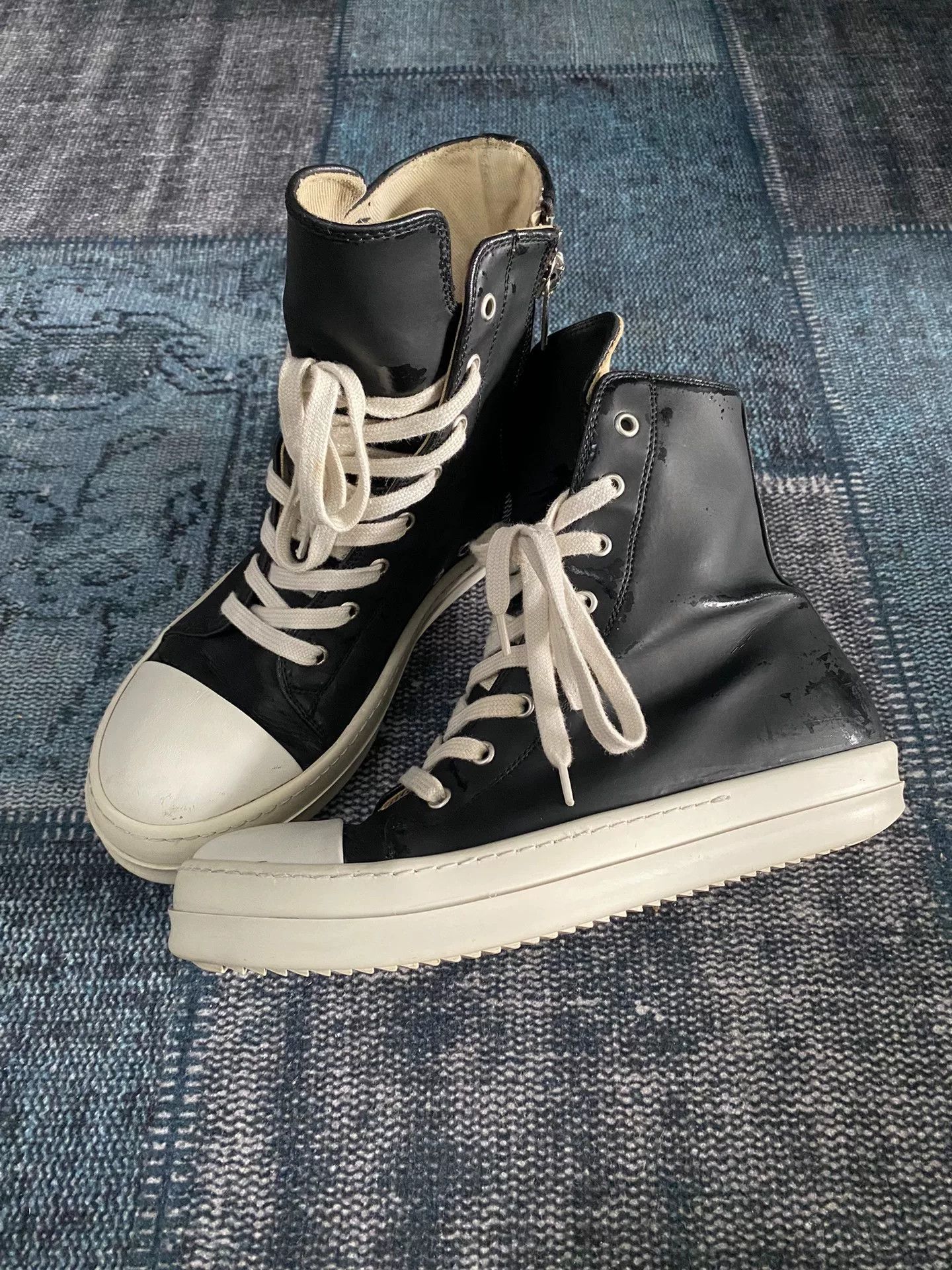 Rick Owens Rick Owens Hitop Sneakers 40 Men Size US 7.5 / EU 40-41 - 1 Thumbnail