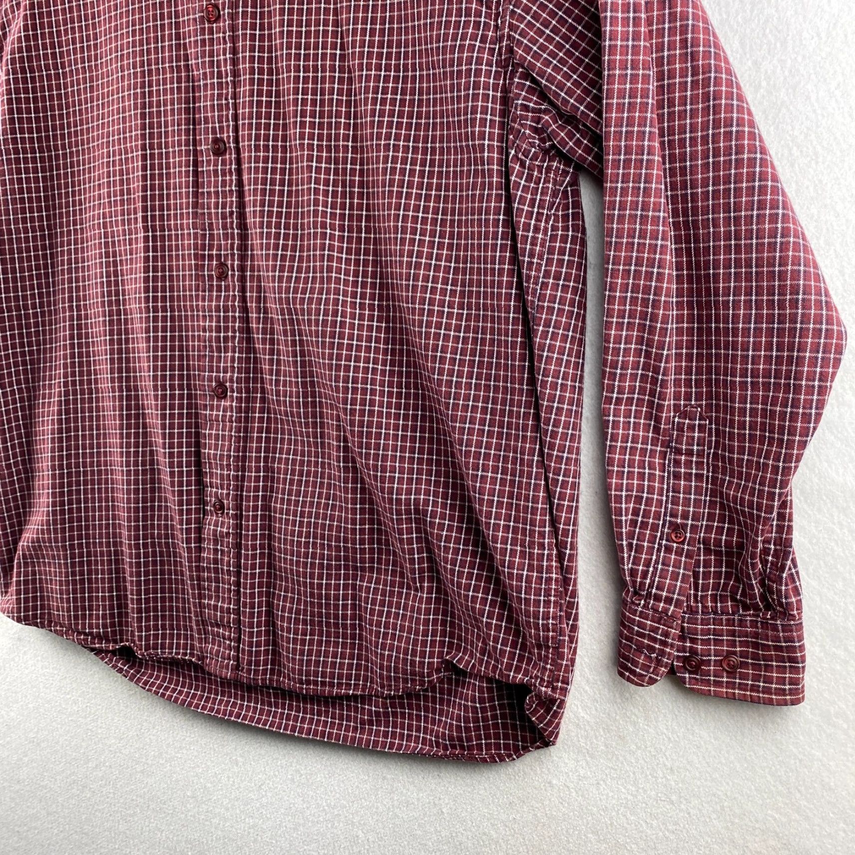 Gap Gap Button-Up Shirt Mens L Red Plaid Flannel Casual Long Sleeve Collared Shirt Size US L / EU 52-54 / 3 - 6 Thumbnail