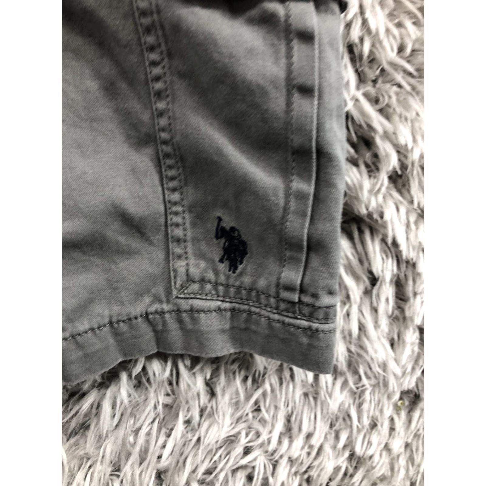 Vintage US Polo Assn Cargo Shorts Mens Size 36 Gray Mid Rise Medium Wash Size US M / EU 48-50 / 2 - 4 Thumbnail