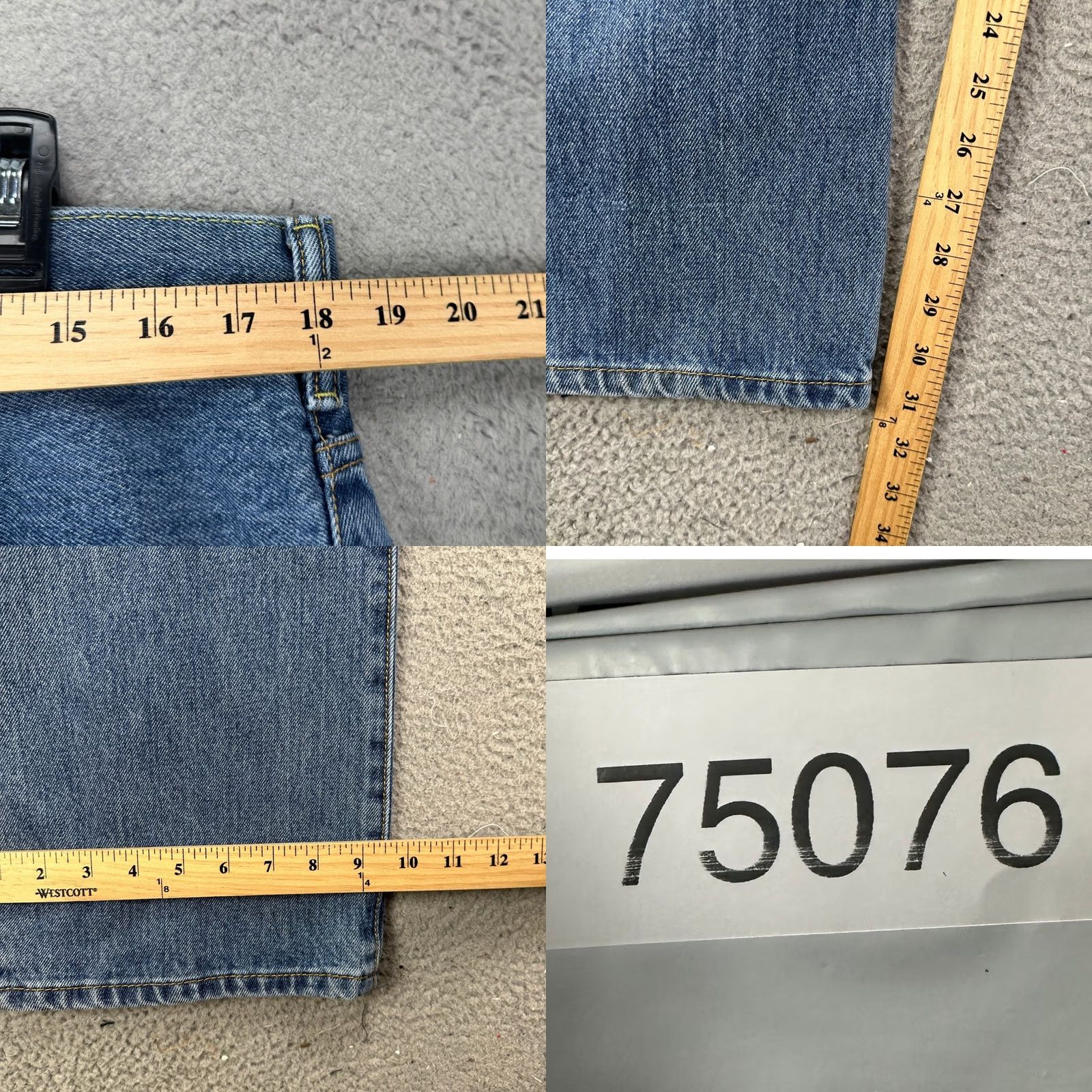 Levi's Levi'S 517 Bootcut Jeans - Mens 38X30 Blue Red Tab - Pre-Owned Excellent Condition | Denim Pants Size US 38 / EU 54 - 8 Thumbnail