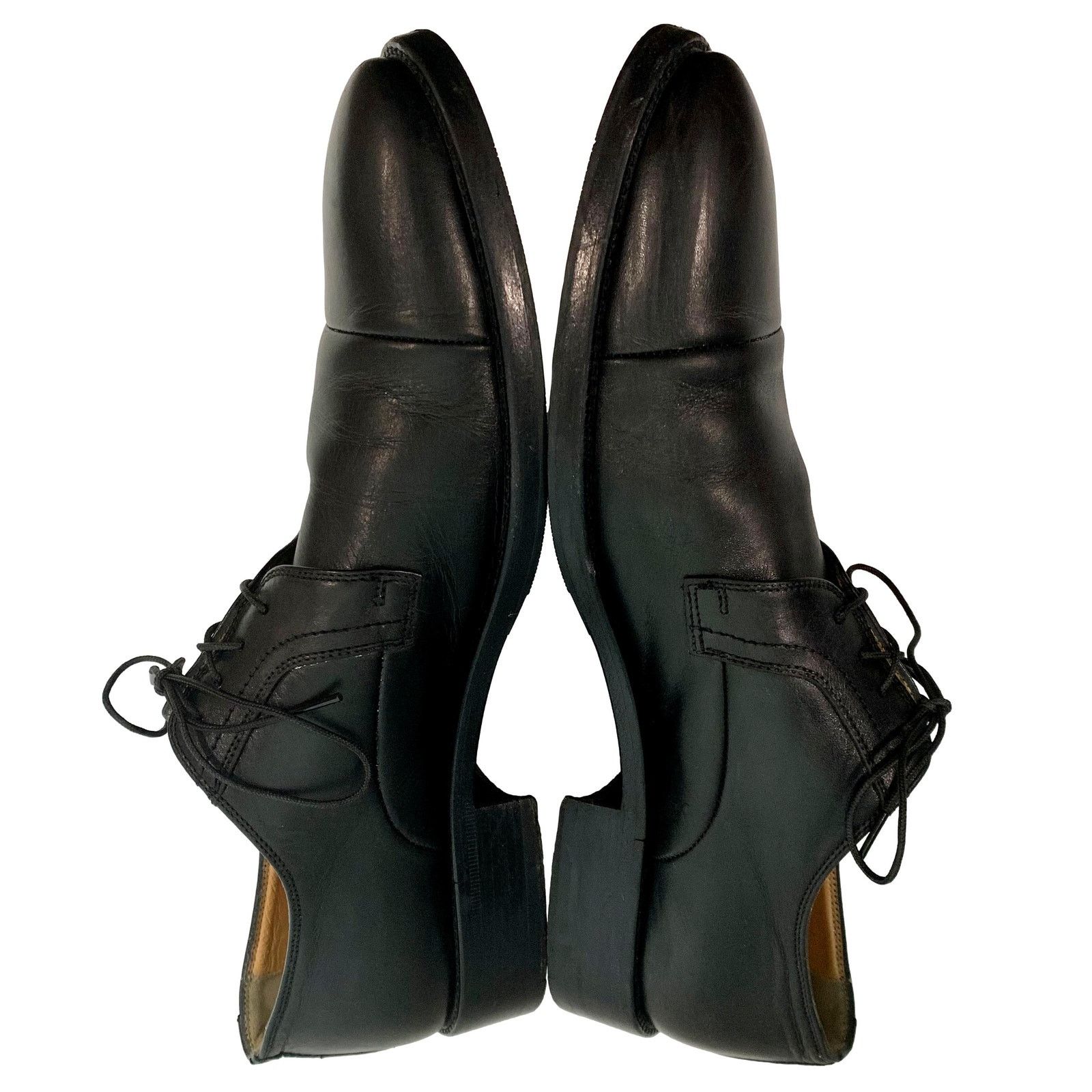 Dolce & Gabbana Dolce & Gabbana Black Leather Cap Toe Oxfords Men 9.5 Size US 9 / EU 42 - 4 Thumbnail