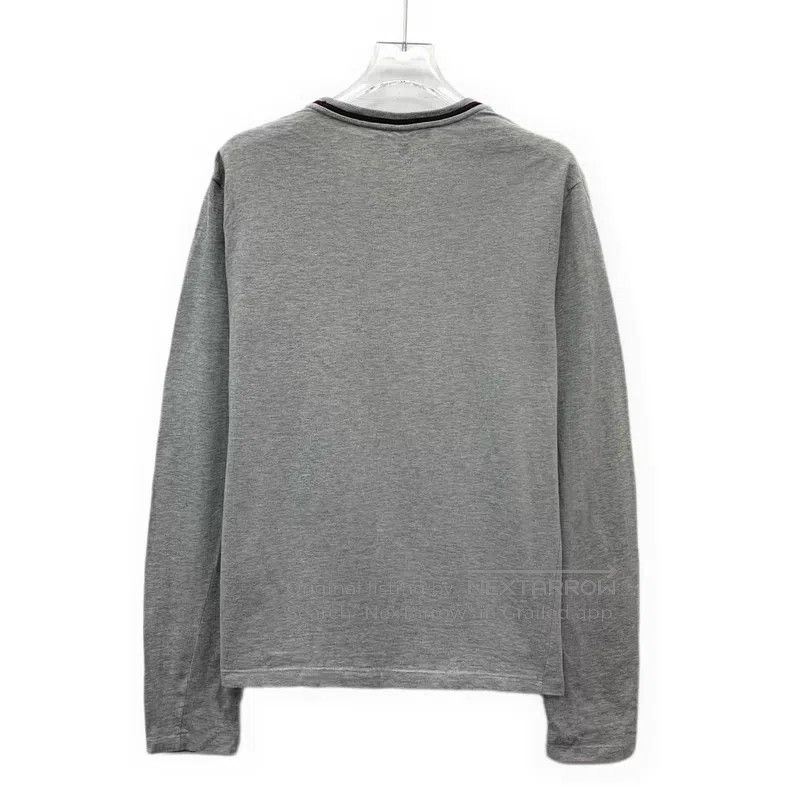 Other Gucci Gray logo letter embroidery cotton round-neck long-s Size US S / EU 44-46 / 1 - 2 Thumbnail