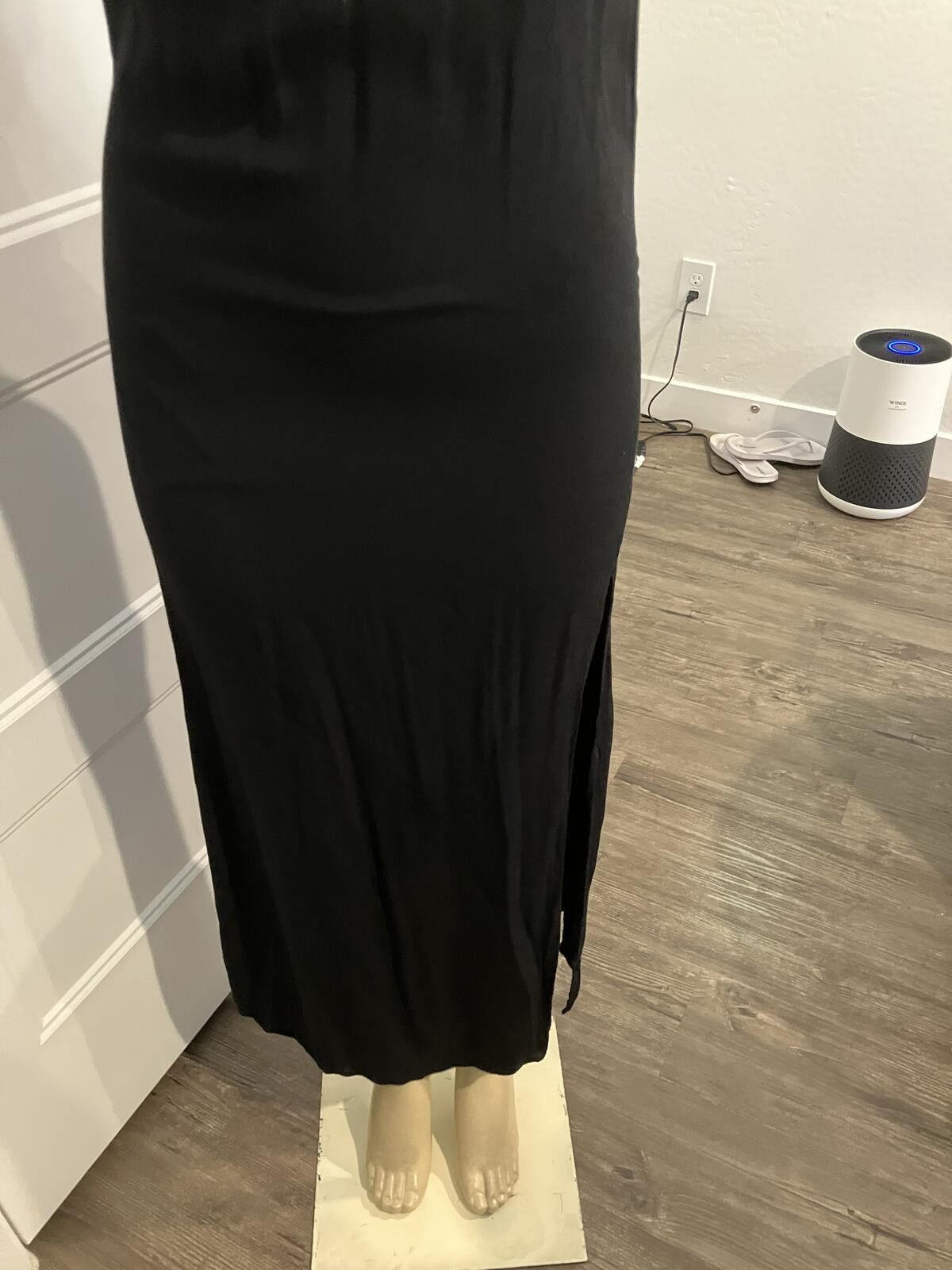 Other NWOT Black Off-Shoulder Maxi Dress with Ruffle Detail Size XS / US 0-2 / IT 36-38 - 5 Thumbnail