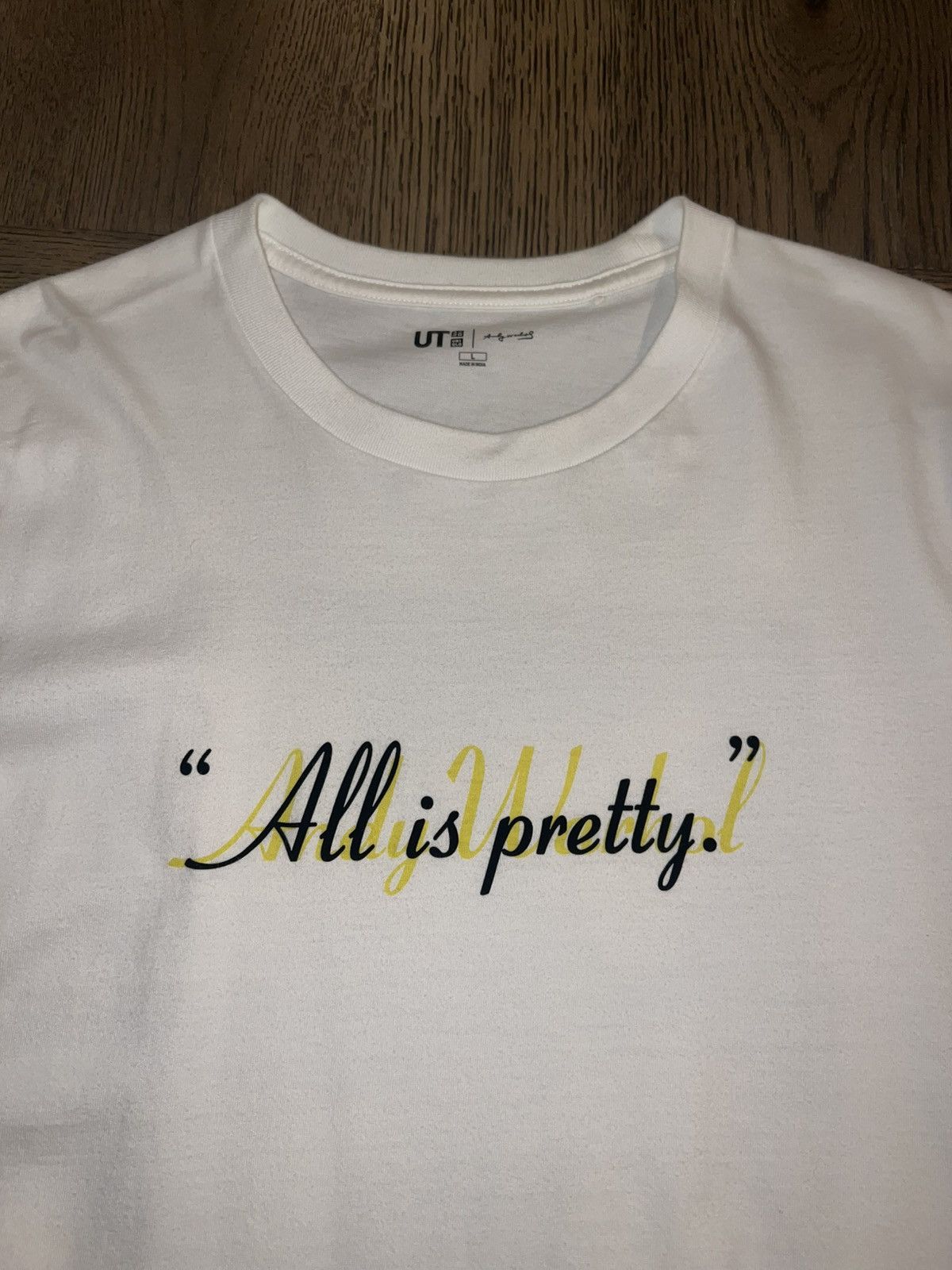 Andy Warhol × Uniqlo Uniqlo UT x Andy Warhol “All Is Pretty” Tee — White, Size L Size US L / EU 52-54 / 3 - 4 Thumbnail