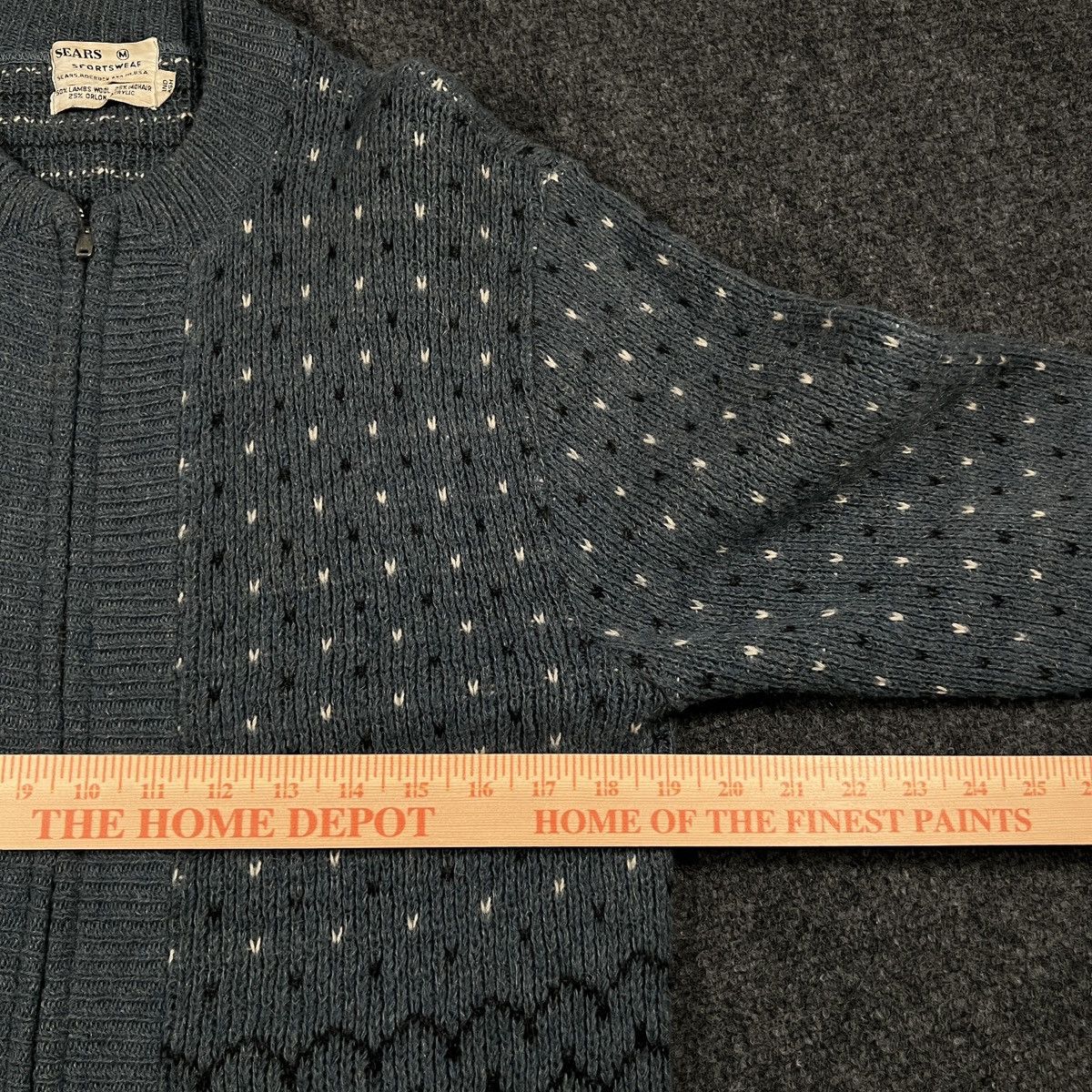 Sears VINTAGE Sears Roebuck Cardigan Full Zip Size US M / EU 48-50 / 2 - 7 Thumbnail