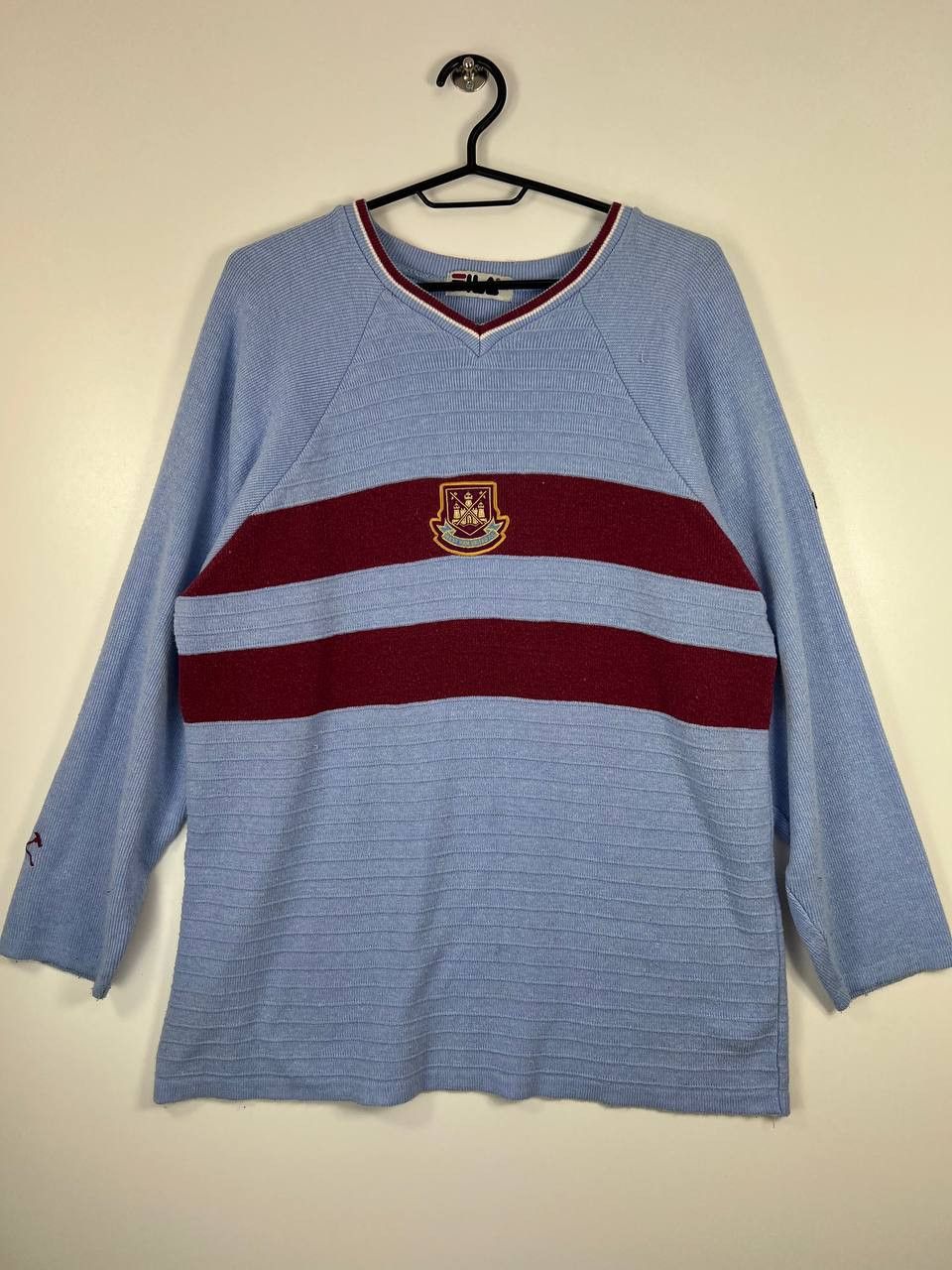 Fila West Ham United Vintage Fila 2001-2003 Sweater Football Sz M Size US M / EU 48-50 / 2 - 1 Thumbnail