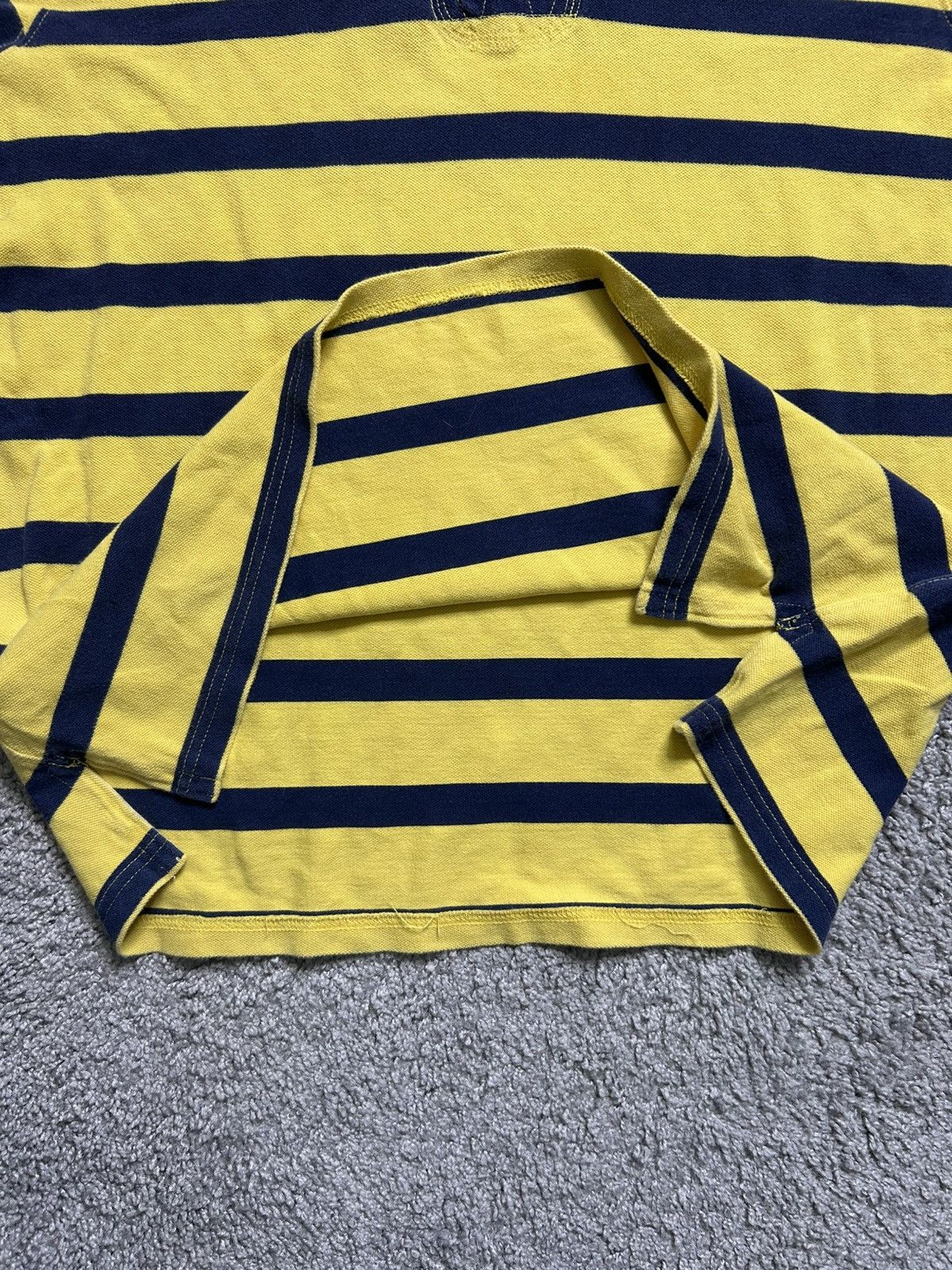 Polo Ralph Lauren Vintage 80s Polo Ralph Lauren Striped Rugby Short Sleeve Size US XL / EU 56 / 4 - 6 Thumbnail