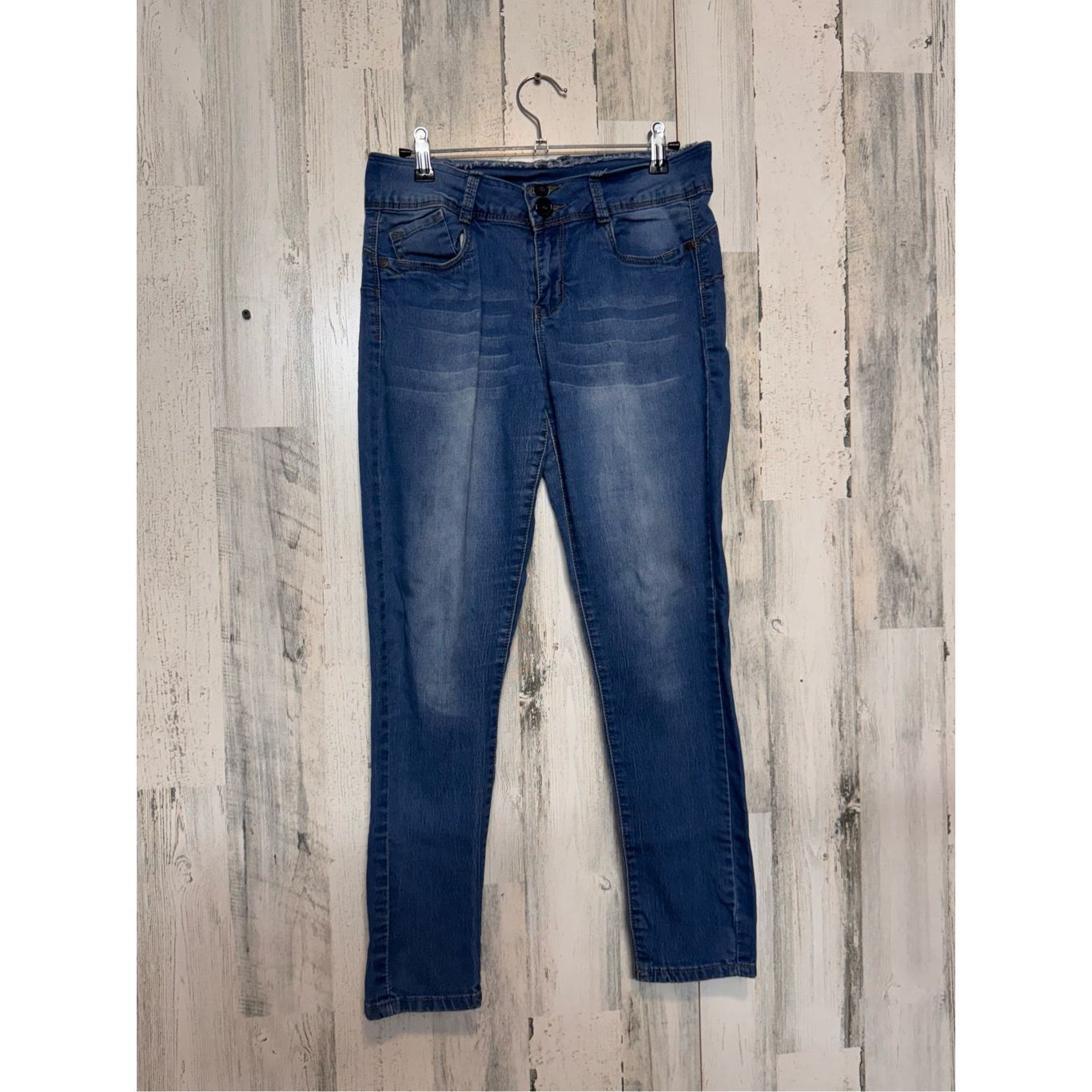 Other Women’s Blue Skinny Jeans – Stretch Denim, Mid-Rise, Size ~M Size 32" / US 10 / IT 46 - 1 Thumbnail