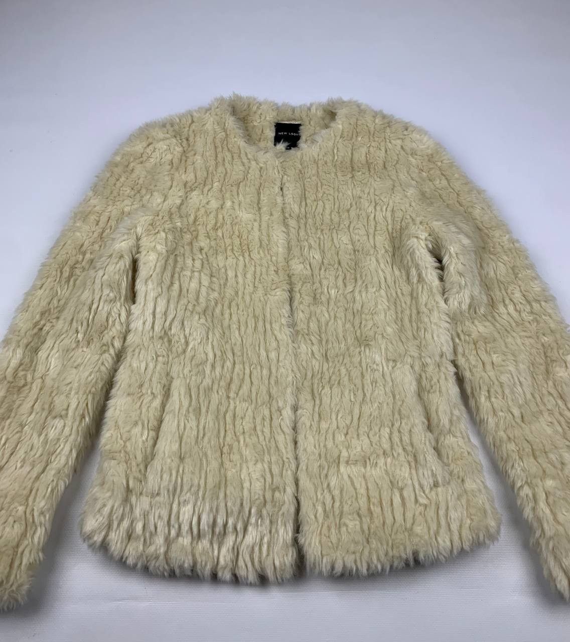 Japanese Brand Faux Fur Coat Cropped Jacket IfSixWasNine Y2K Style Size M / US 6-8 / IT 42-44 - 2 Thumbnail