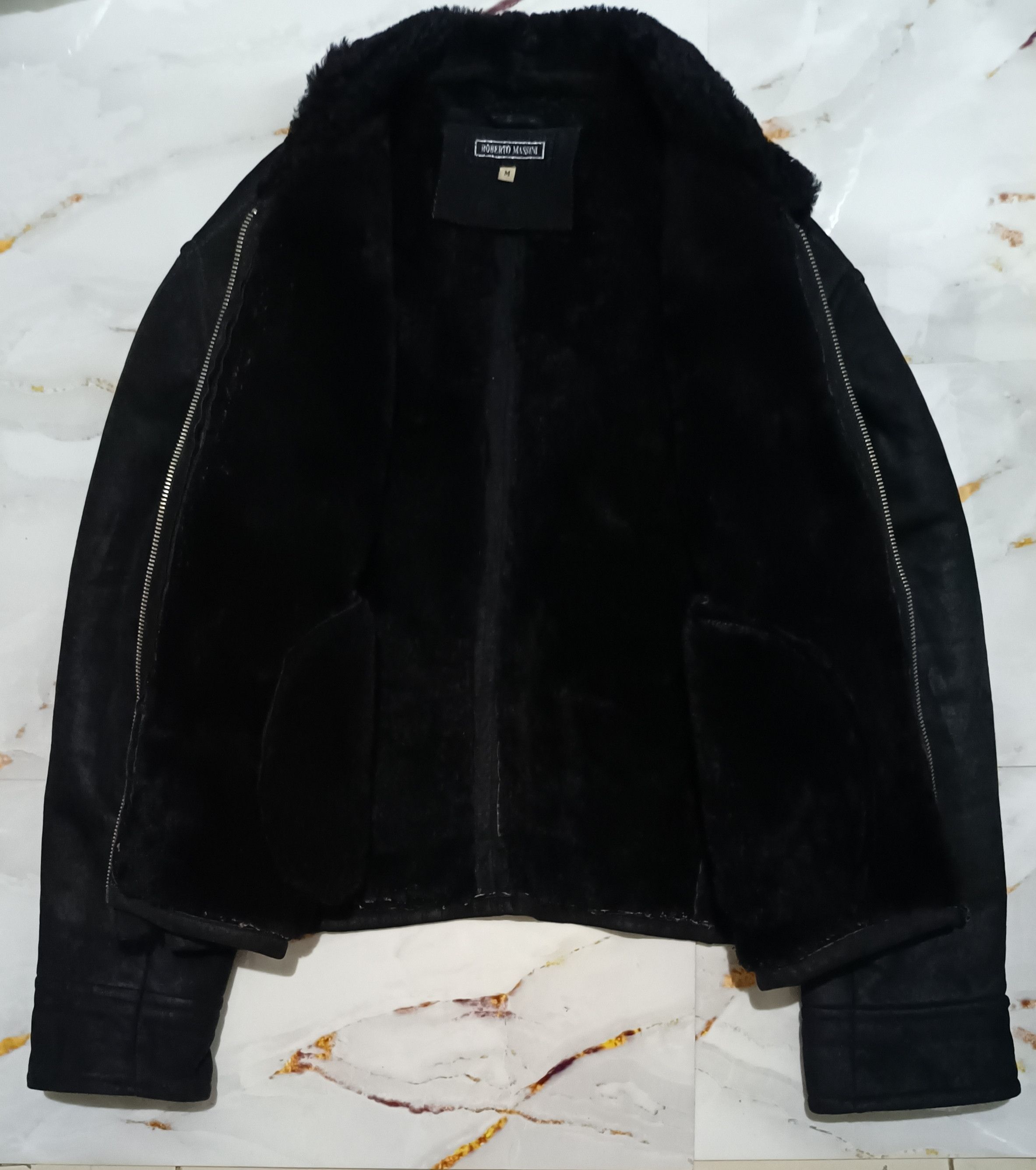 14th Addiction VTG B3 SHEARLING Flight JACKET LINING NUMBER NINE INSPIRE Size US M / EU 48-50 / 2 - 3 Thumbnail