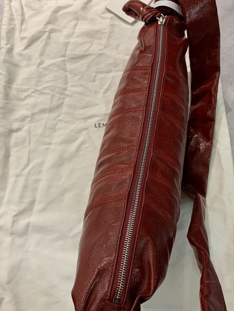 Lemaire Lemaire brick red coated horn bag Size ONE SIZE - 3 Thumbnail