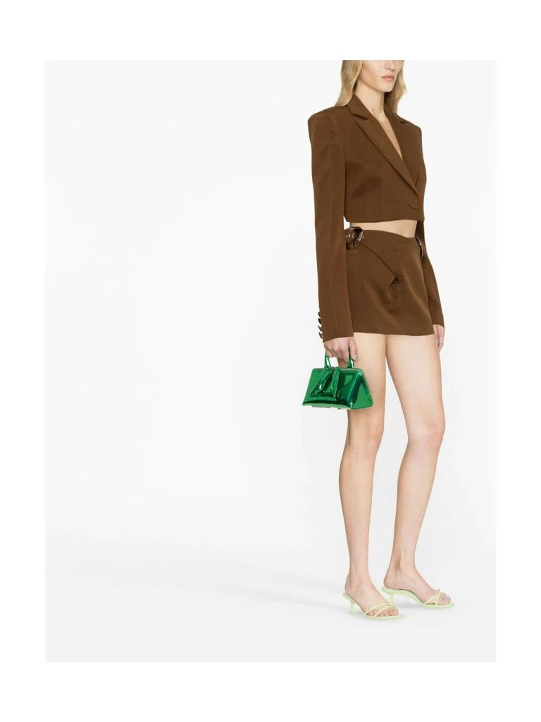 The Attico o1mle0525 Size: OS / Emerald Friday Crossbody Bag in Green Size ONE SIZE - 5 Thumbnail