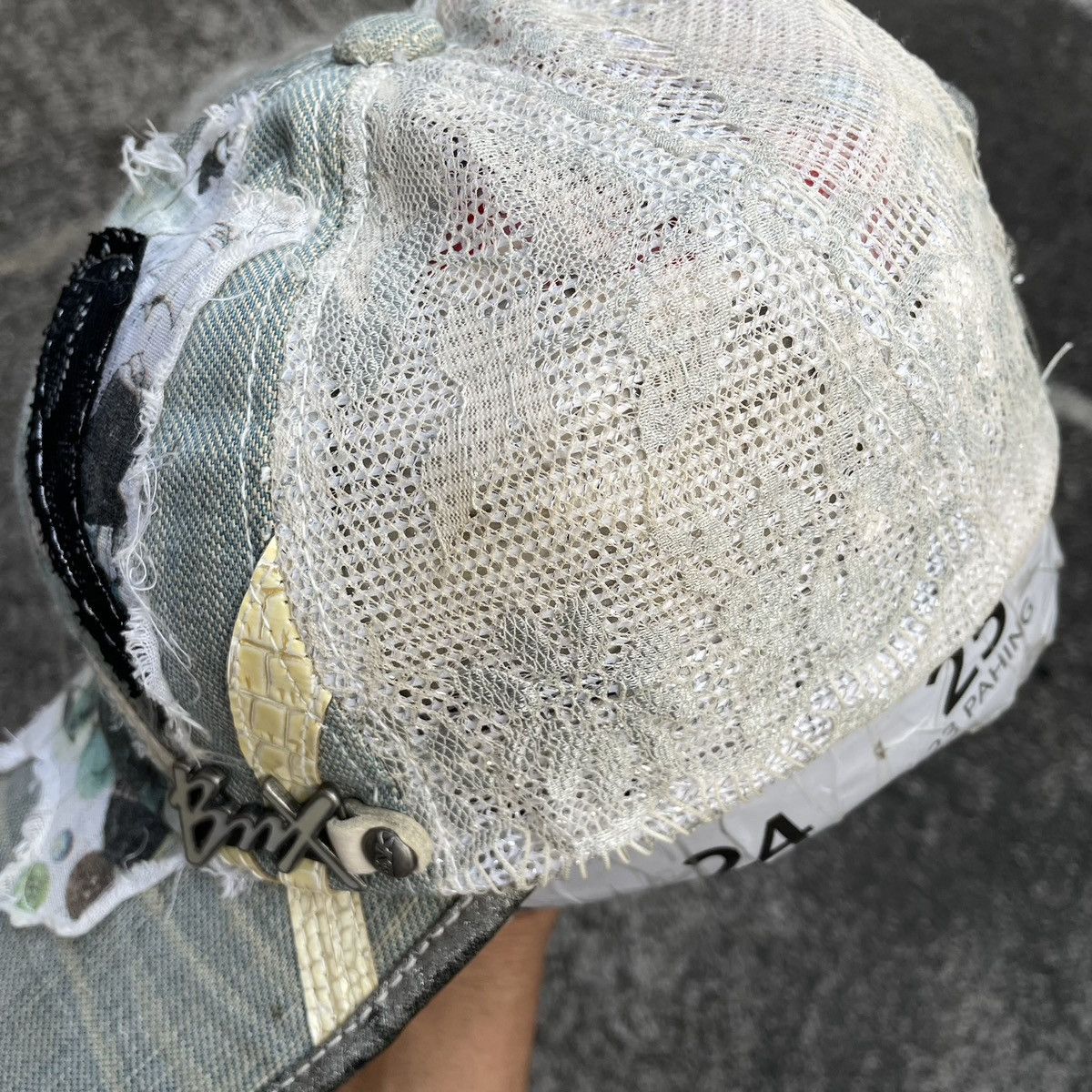 14th Addiction SICK,, patchwork and distressed trucker hat Size ONE SIZE - 12 Thumbnail