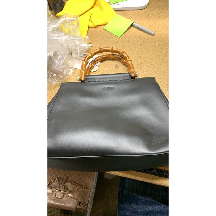 Gucci Nymphaea Tote Leather Small Grailed