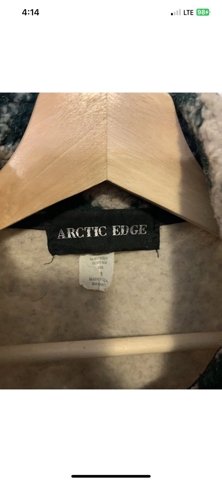 Other Arctic Edge Vest Mens Sz S Snowflake Winter Full Zip Pockets Size US S / EU 44-46 / 1 - 2 Thumbnail