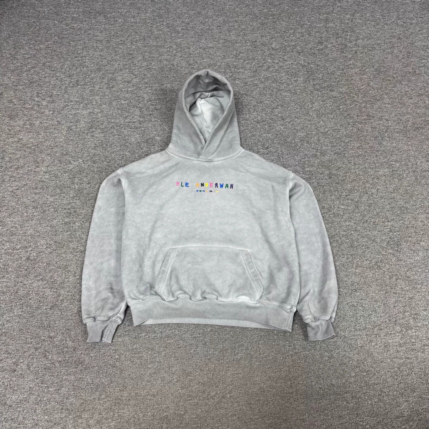 Alexander Wang Alexander Wang Washed Color Logo XXS Hoodie 99 New Size US XXS / EU 40 - 1 Thumbnail