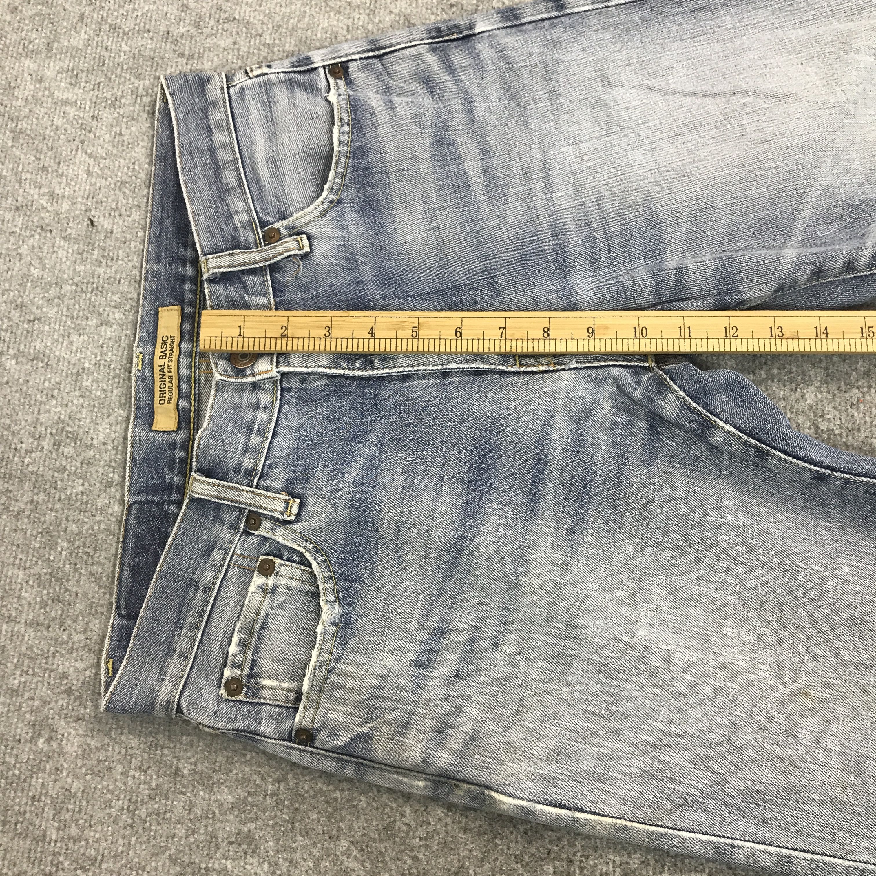 Uniqlo Japan Denim uniqlo distressed jeans pants Size US 32 / EU 48 - 8 Thumbnail